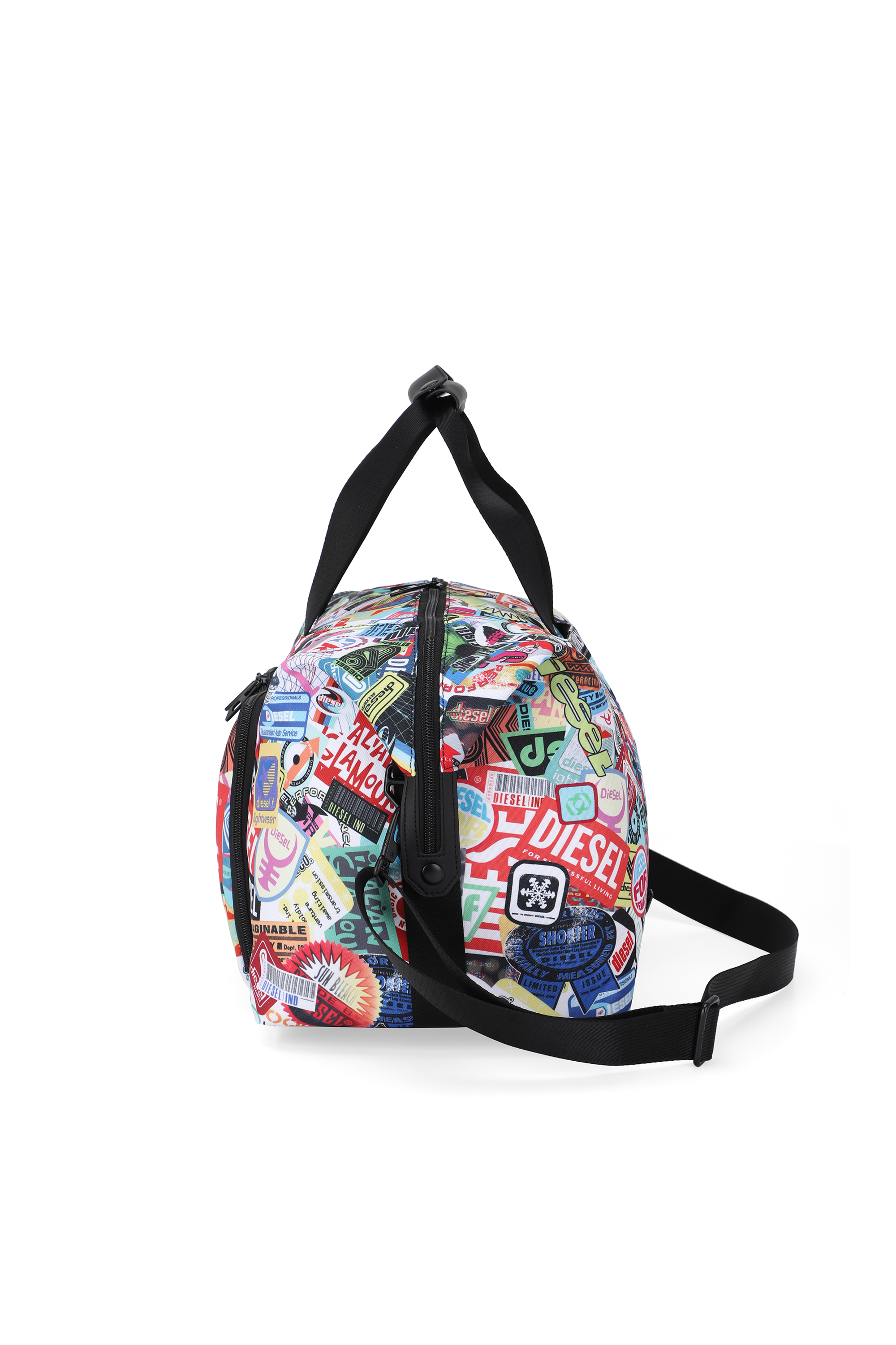 Diesel - DIESEL PC PRINTED DUFFLE-STICKERS- DSB00, Unisex Praktische Duffel-Tasche mit Aufklebern in Bunt - 4