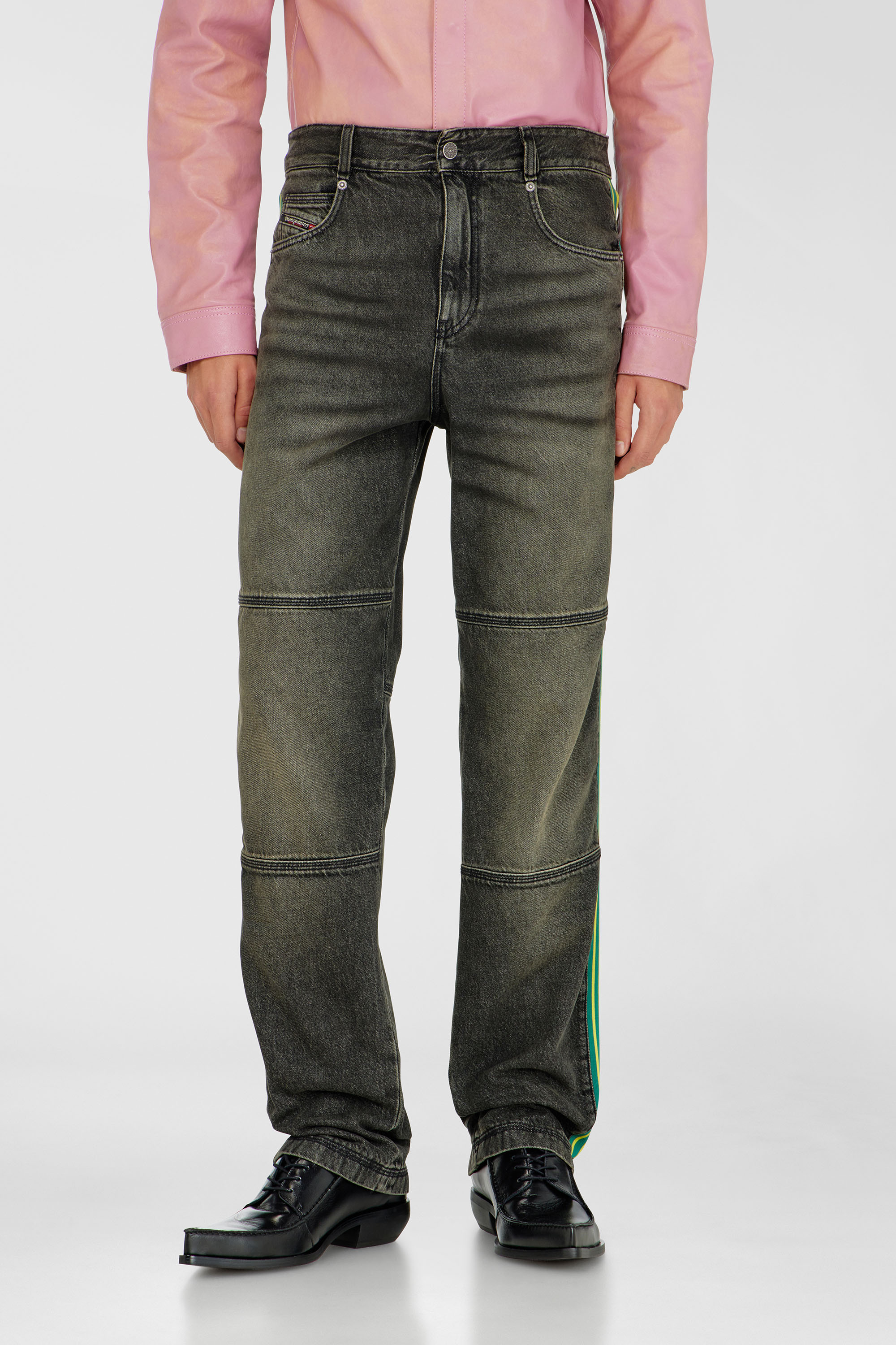 Diesel - Herren Regular Jeans D-Arbus 0DBEZ, Schwarz/Dunkelgrau - 4