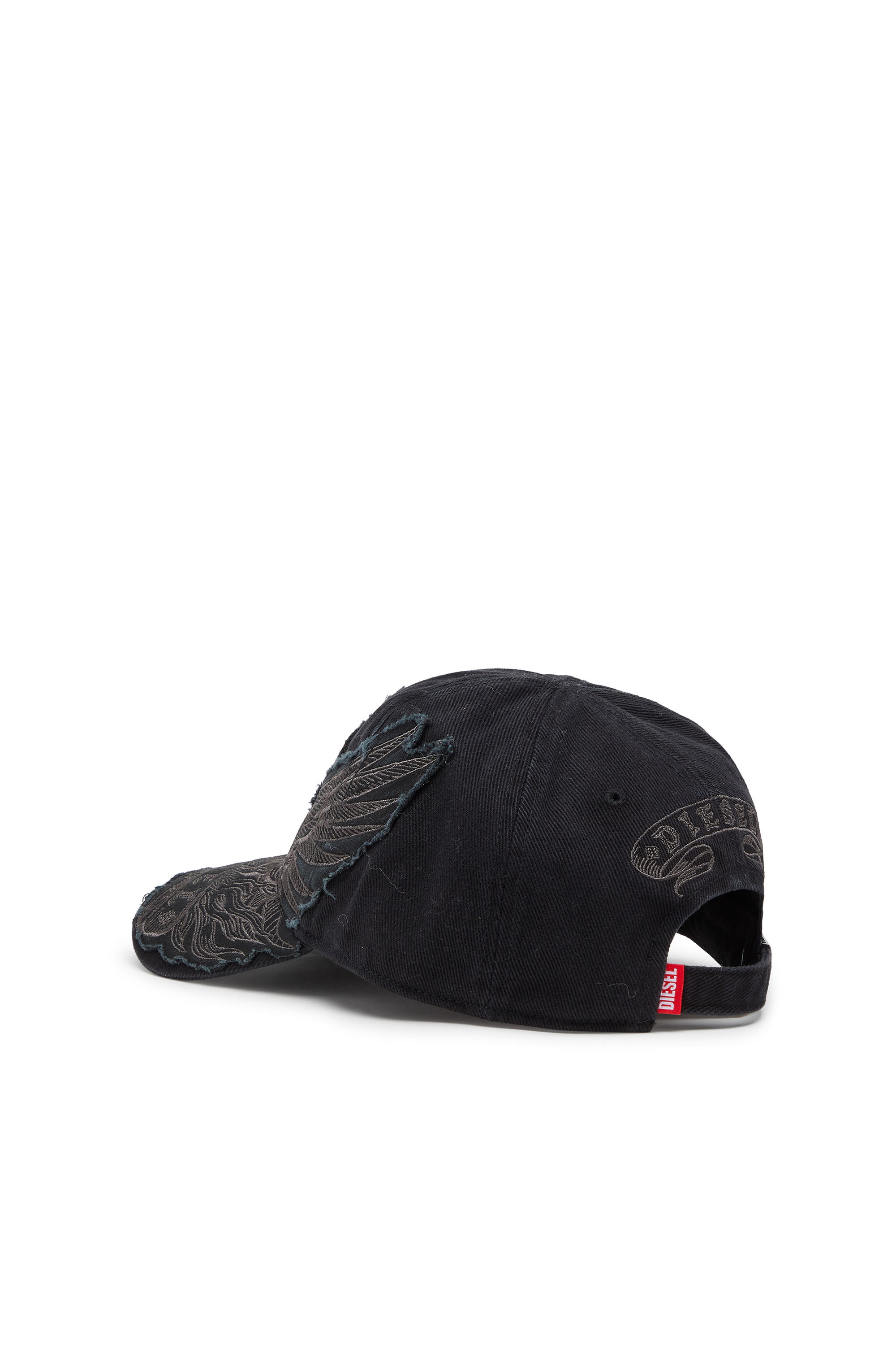 Diesel - C-PHENIX, Herren Baseballkappe mit Phoenix-Stickerei in Schwarz - 2