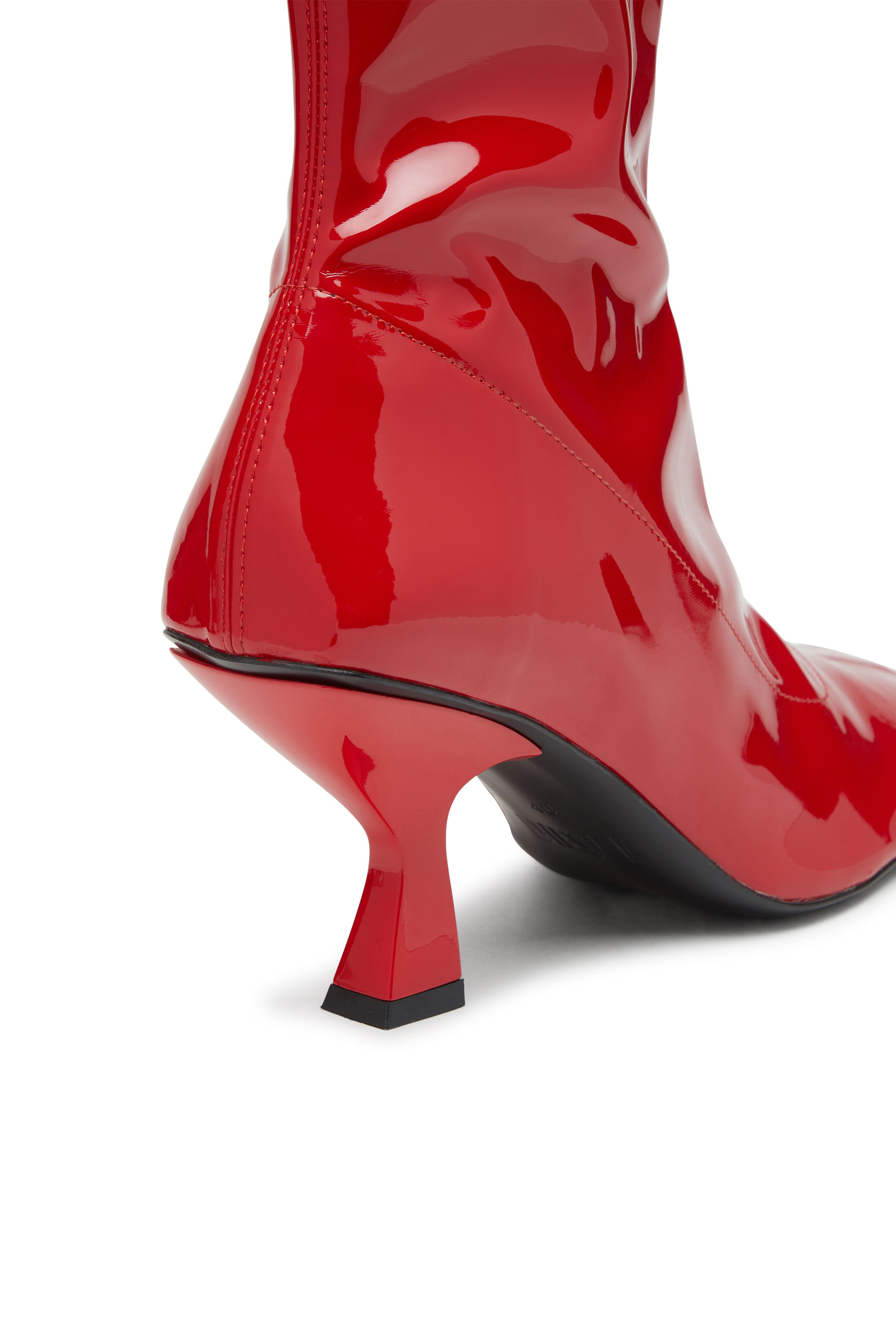 D-AMBER MD BT, Rot Diesel - D-AMBER MD BT, Damen D-Amber-Stiefeletten aus Stretch-PU-Lackleder in Rot - 4