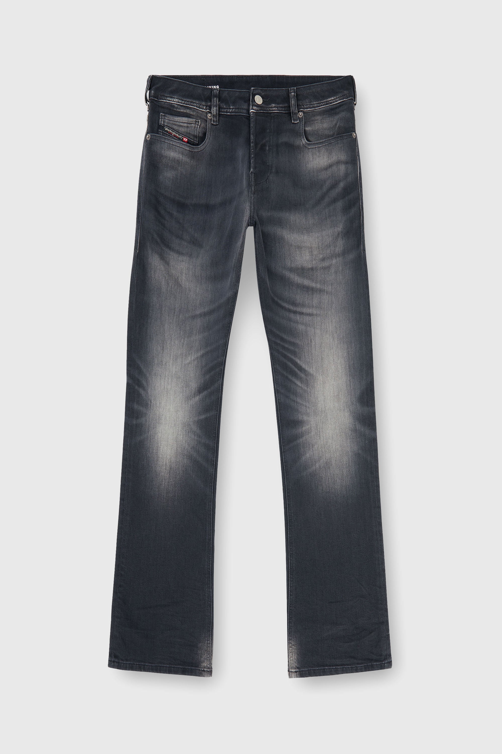 Diesel - Herren Bootcut Jeans 2007 Zatiny 09P38, Schwarz/Dunkelgrau - 2