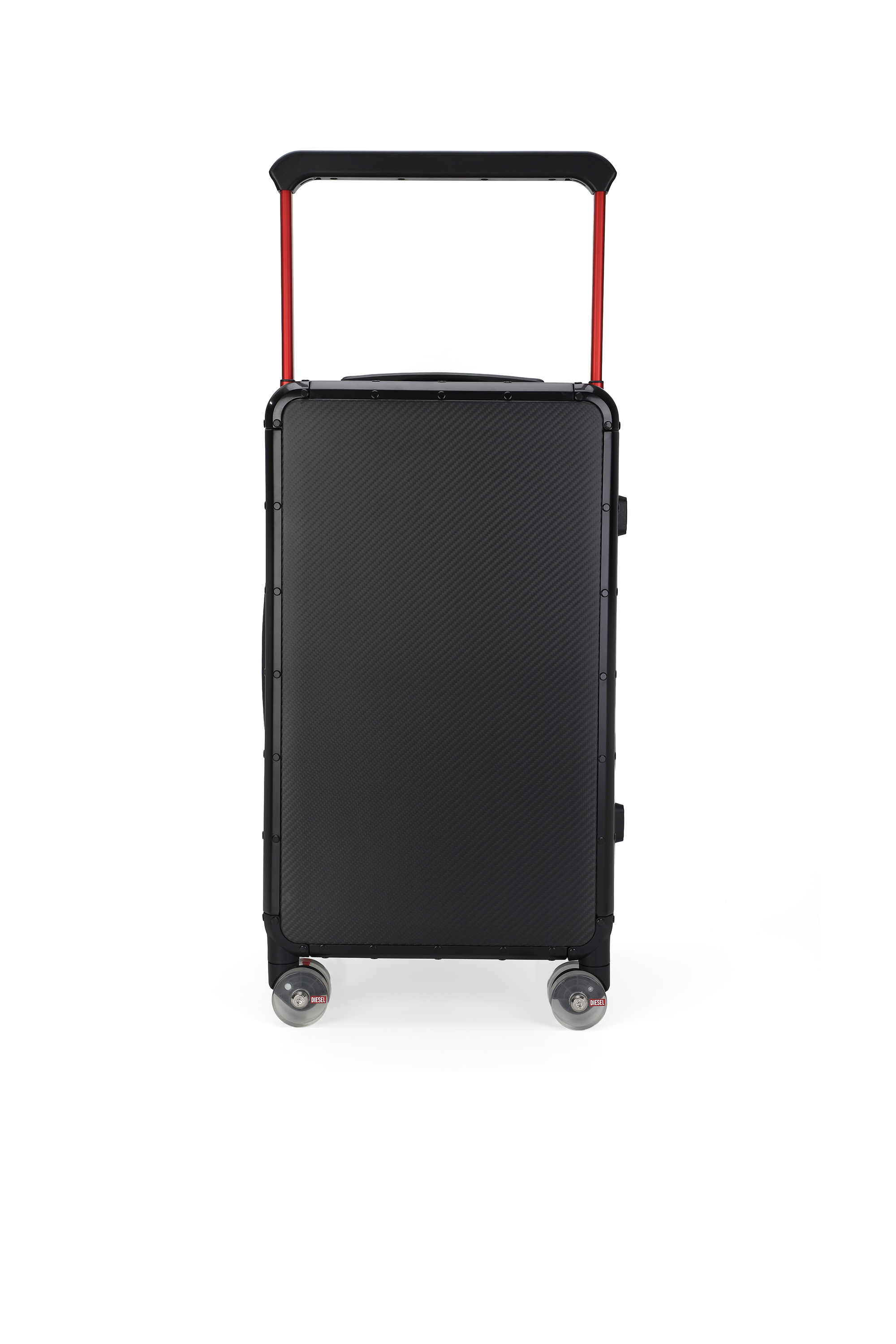 Diesel - DSL CARBON FIBER TROLLEY-BLACK- DSL001, Unisex Koffer aus Kohlefaser Gr&ouml;&szlig;e M in Schwarz - 2