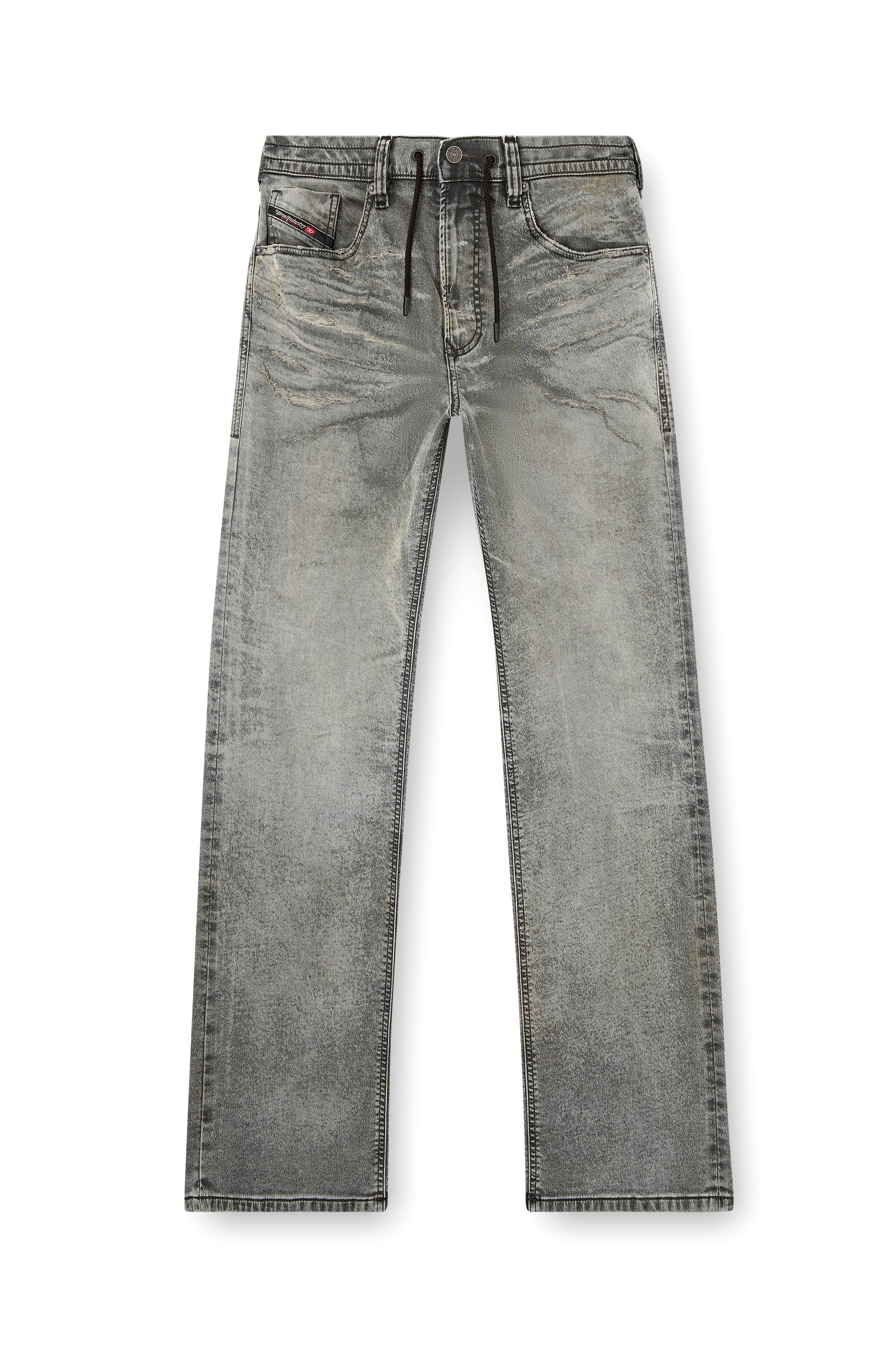 Diesel - Herren Relaxed 2080 D-Reel Joggjeans® 09M35, Schwarz/Dunkelgrau - 3