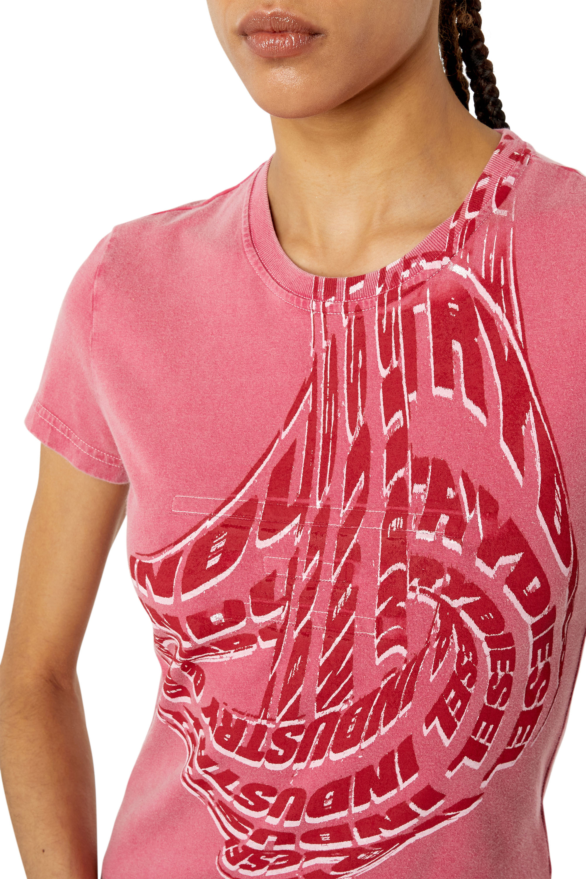 Diesel - T-SLIDART, Rosa - Image 5