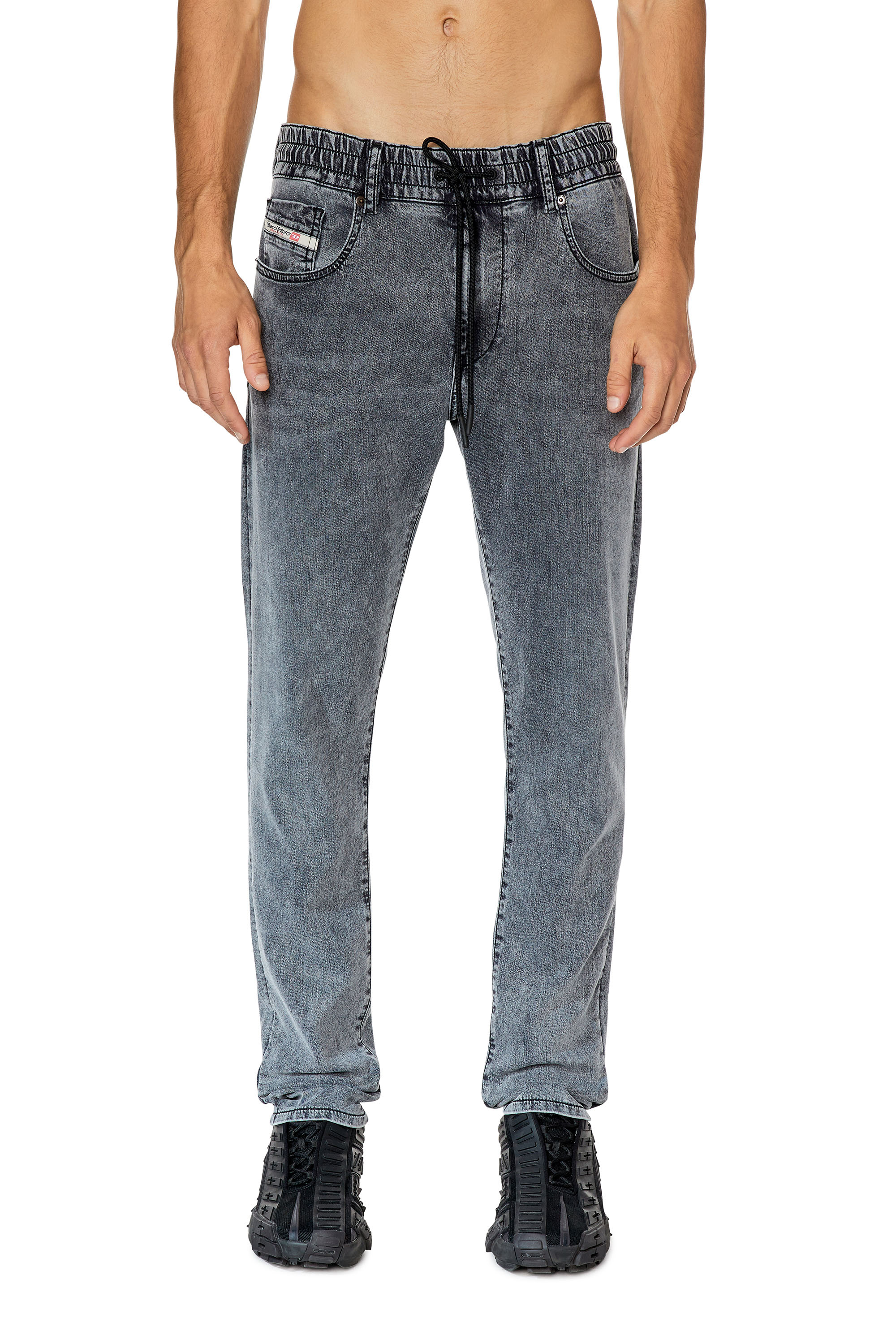 Diesel - D-Strukt JoggJeans® 068DW Slim, Hellgrau - Image 1