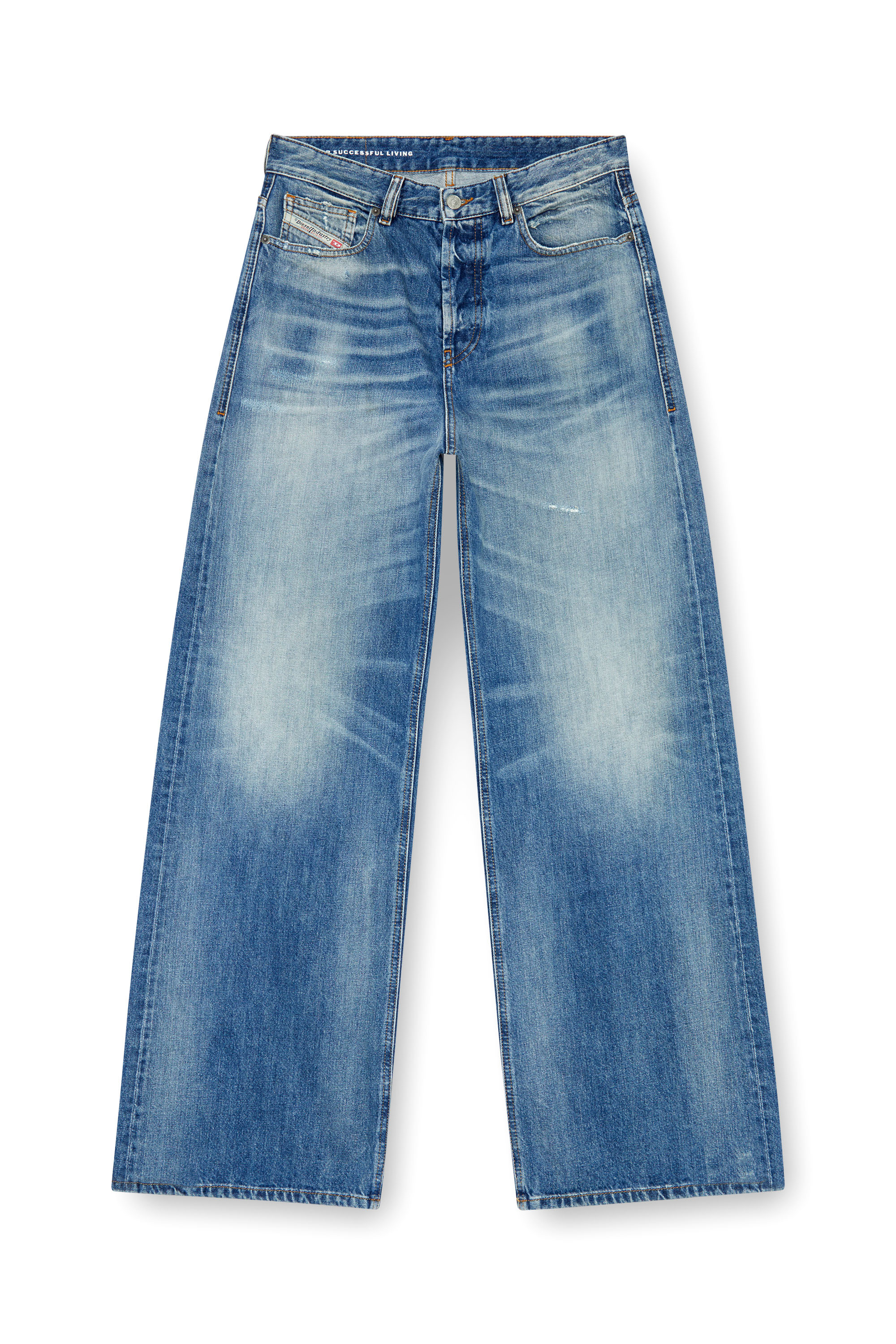 Diesel - Damen Straight Jeans 1996 D-Sire 09J86, Mittelblau - 5