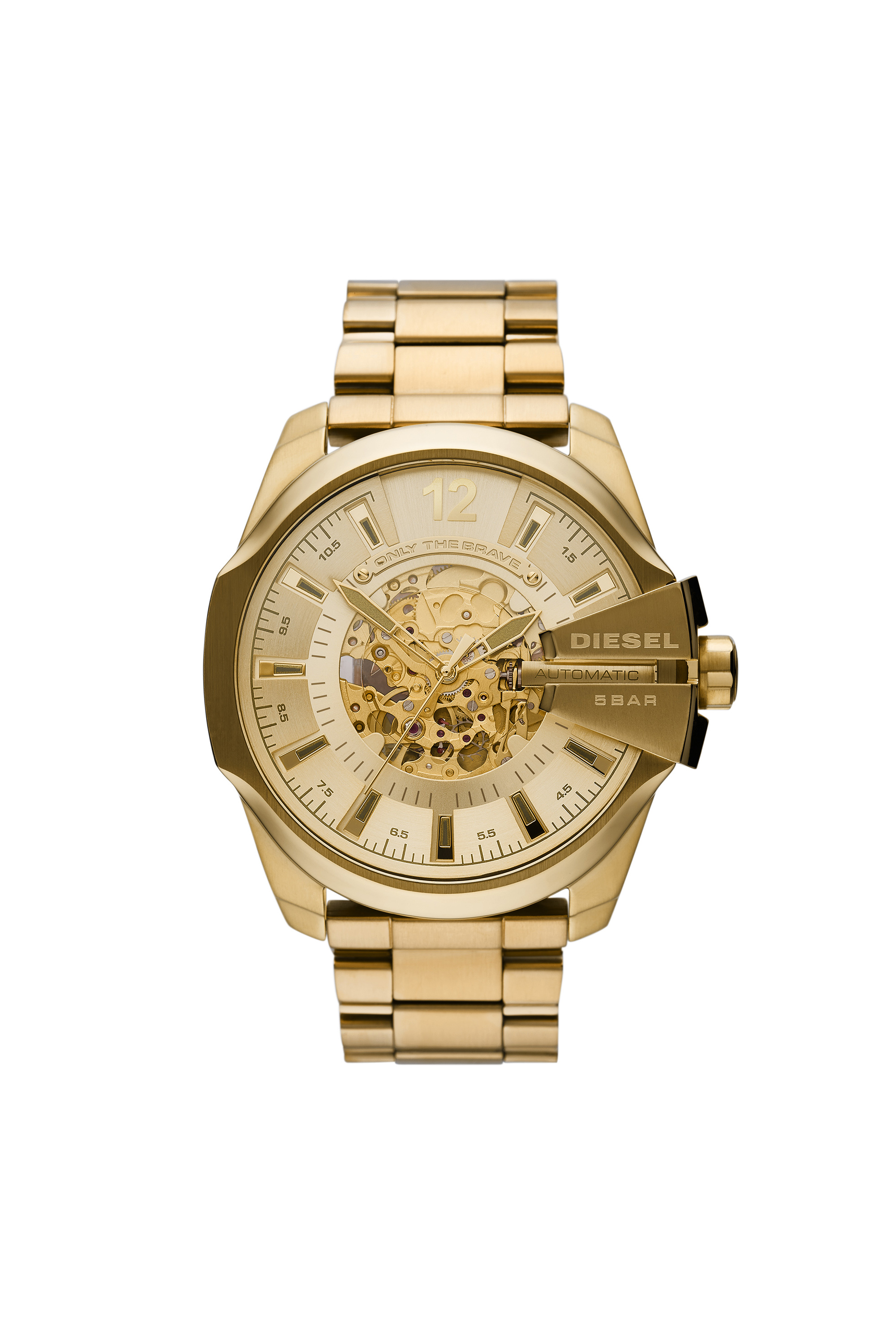 Diesel - DZ7456, Herren Mega Chief Armbanduhr goldfarbenem in Gold - 1