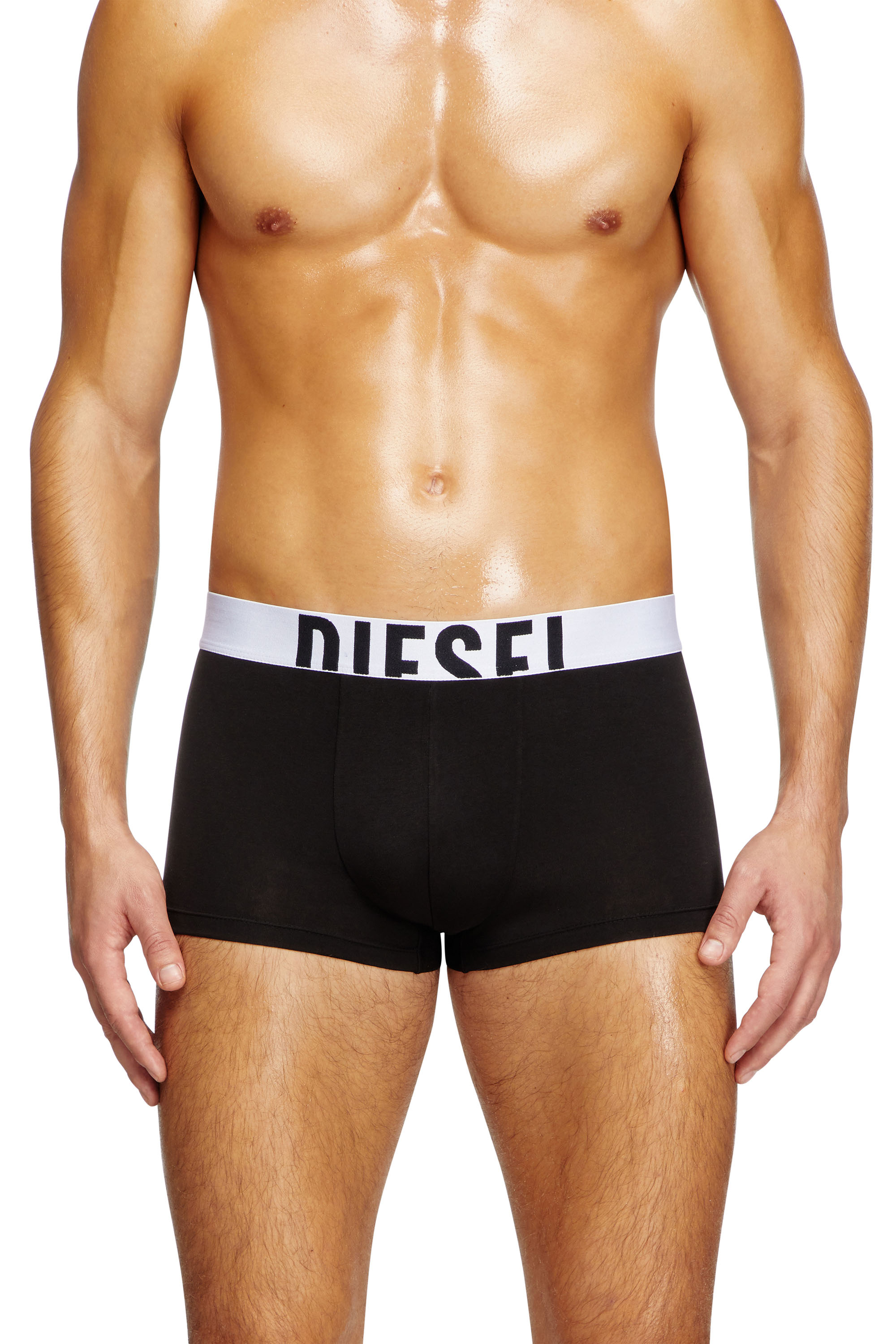 Diesel - DAMIEN-D-POP-40, Herren Retropants mit Acid Rain-Print in Schwarz/Weiss - 1