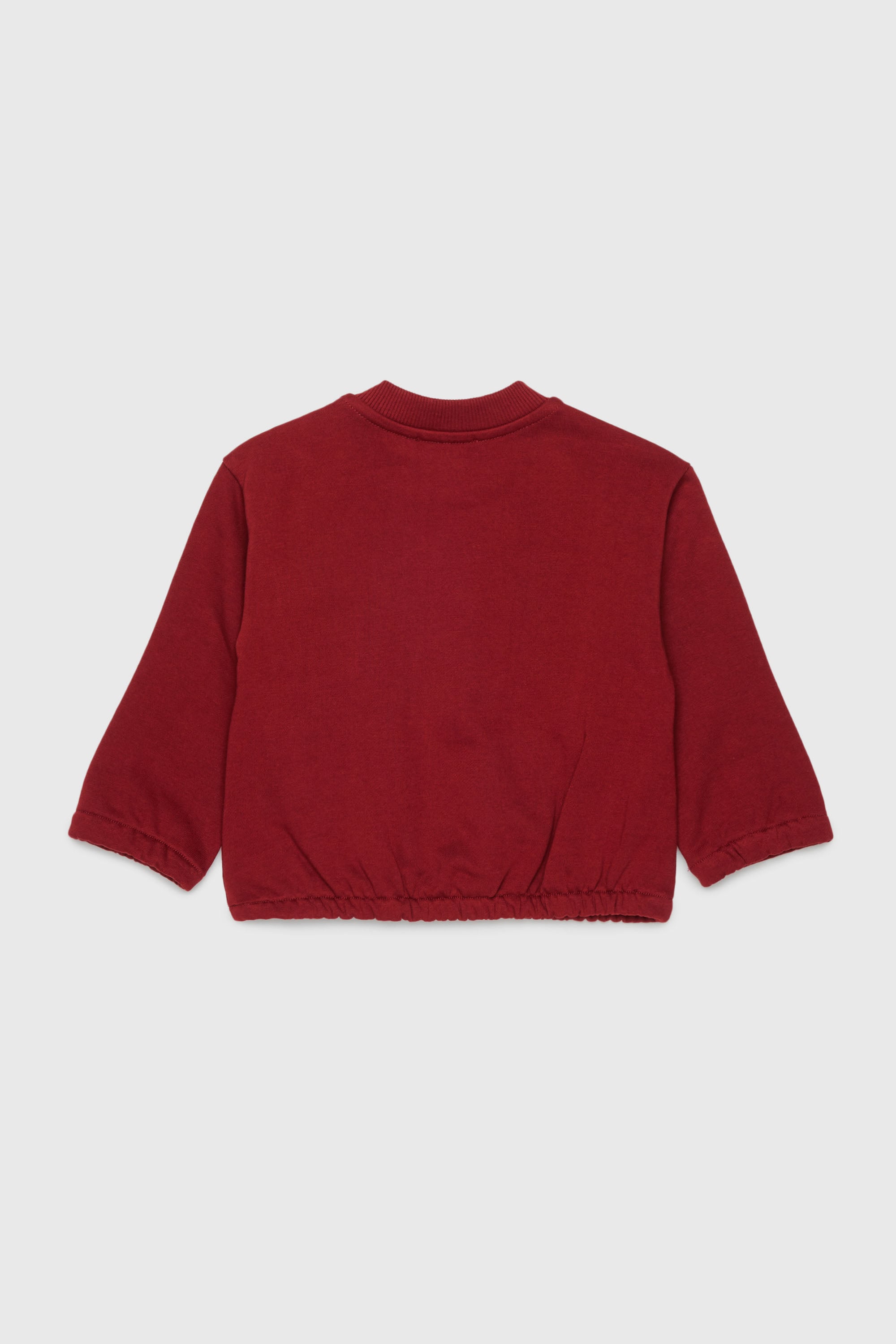 Diesel - SFUMB, Woman's Cotton sweatshirt with starburst logo print in Red - 2