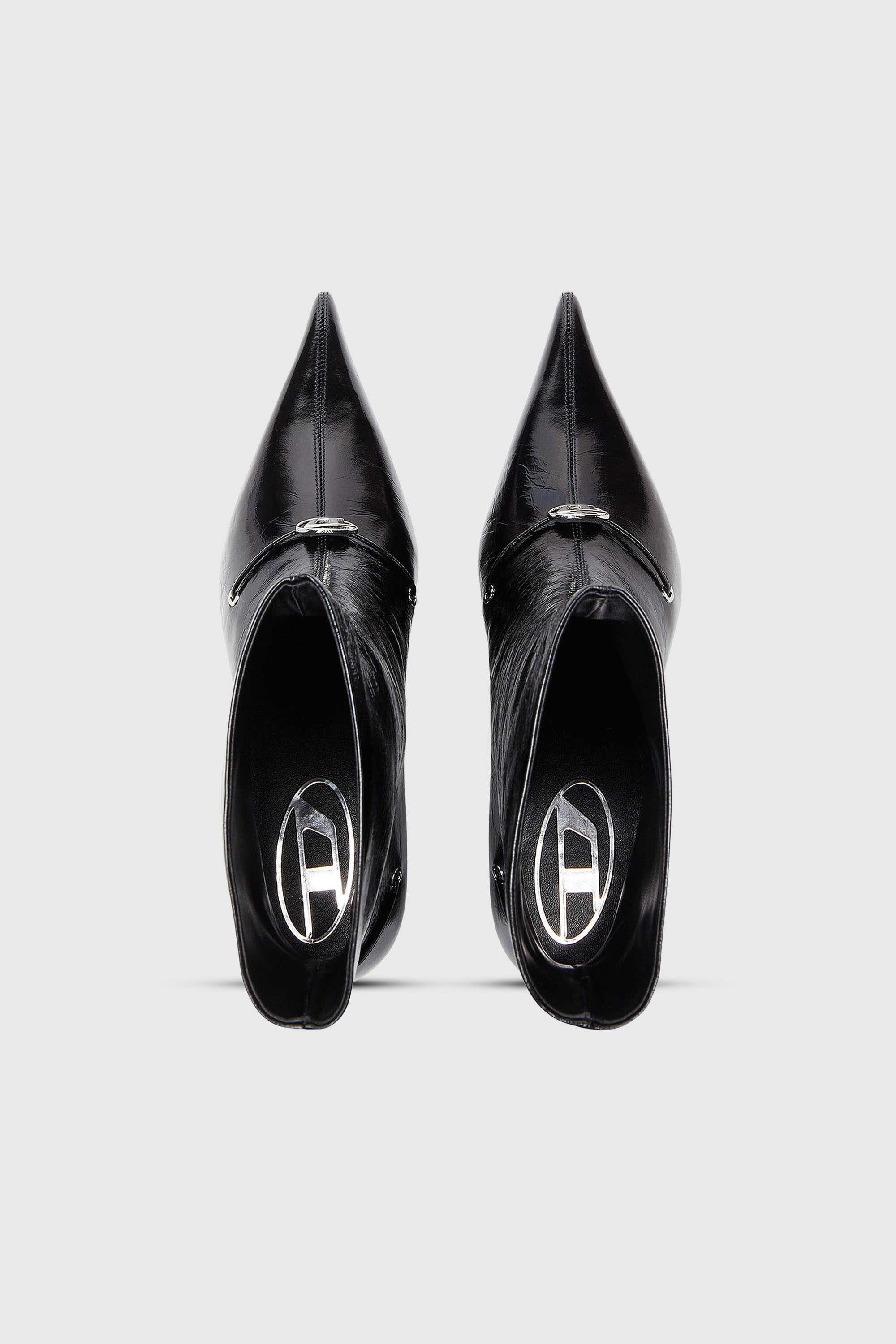 Diesel - D-JEWELS  40 TUBE, Damen D-Jewels - Stiefeletten aus Lackleder in Schwarz - 5