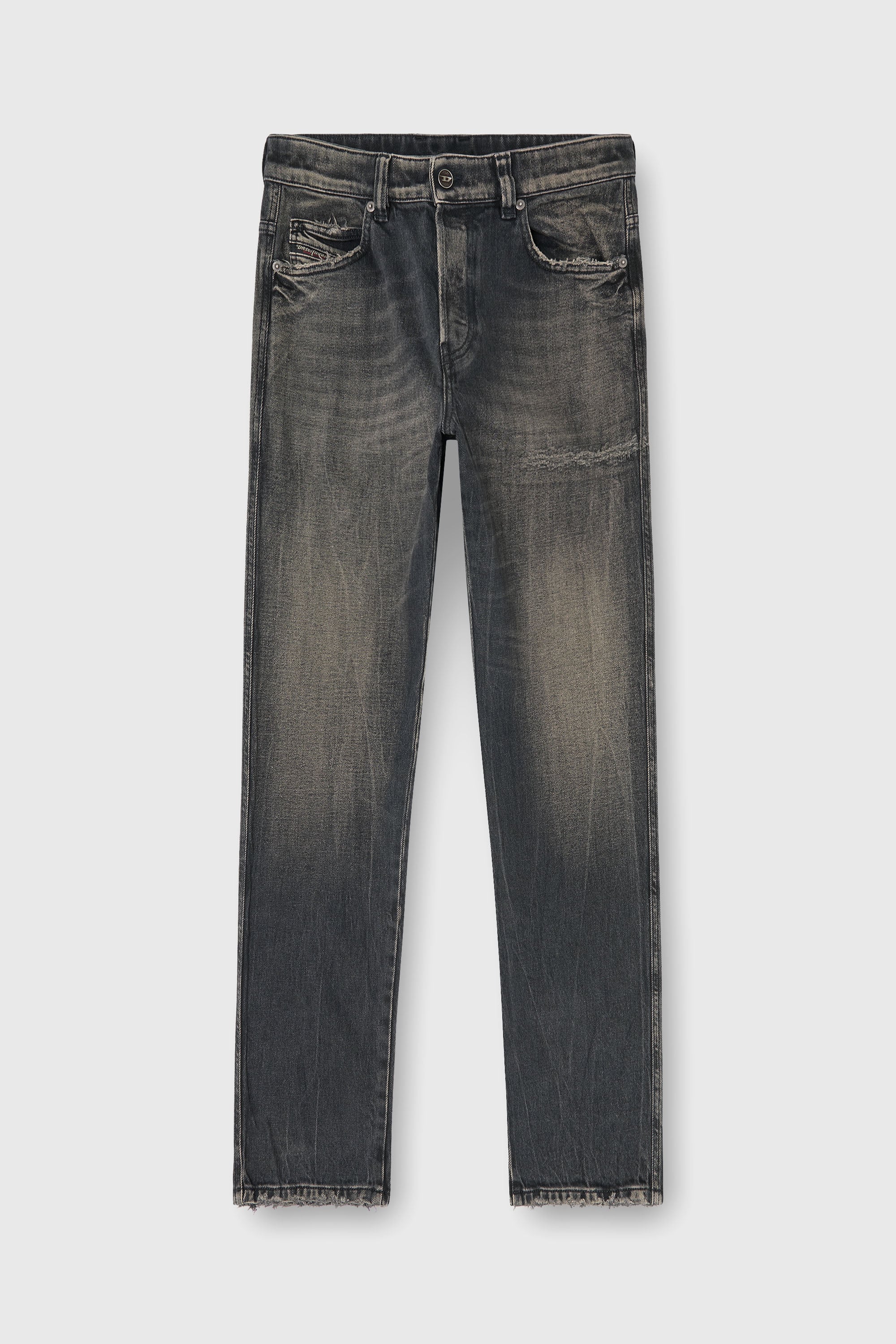 Diesel - Herren Slim Jeans 1993 D-Vyl 09P46, Schwarz/Dunkelgrau - 2