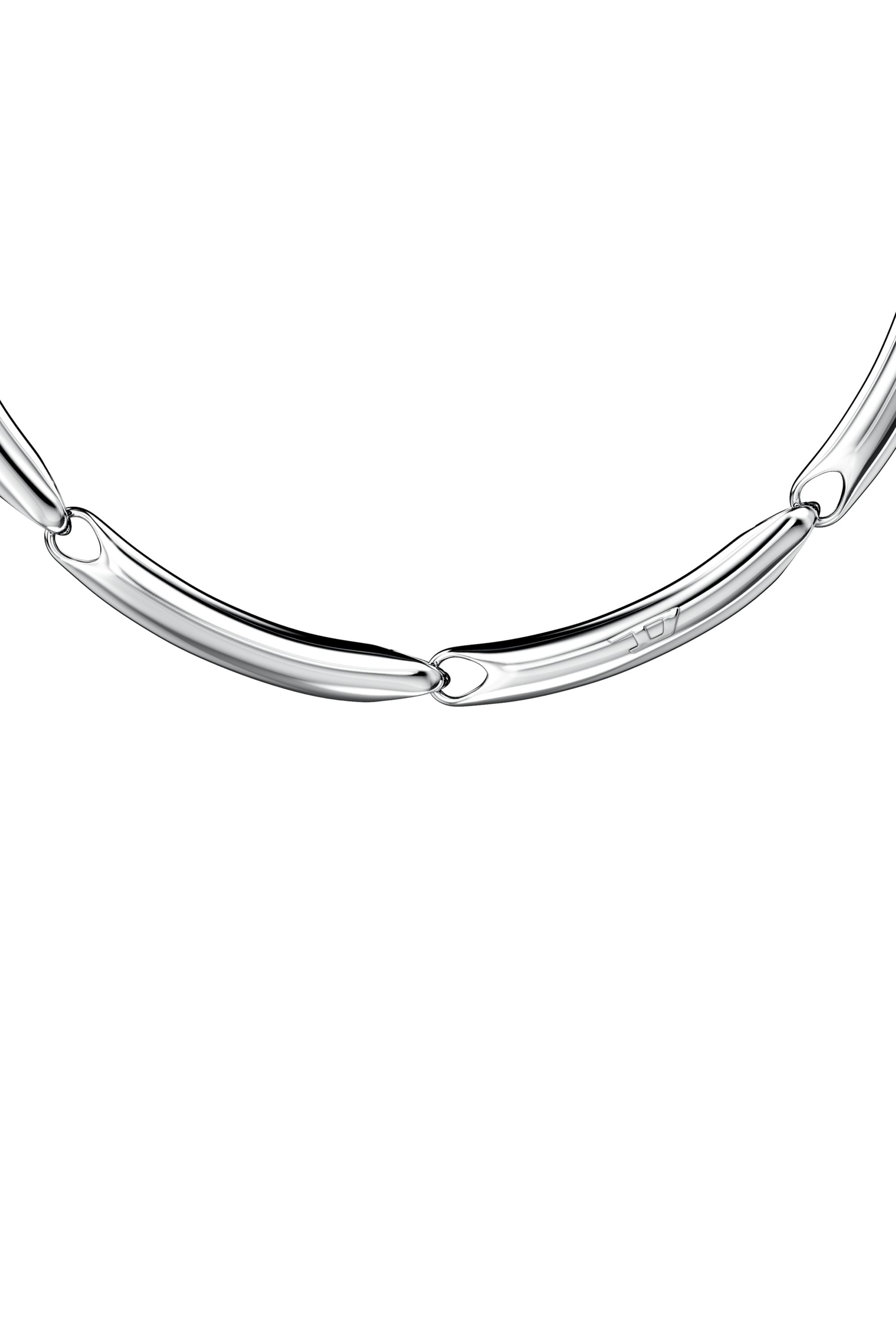 Diesel - DX1697040 JEWELLERY, Unisex Halskette aus Edelstahl in Silber - 3