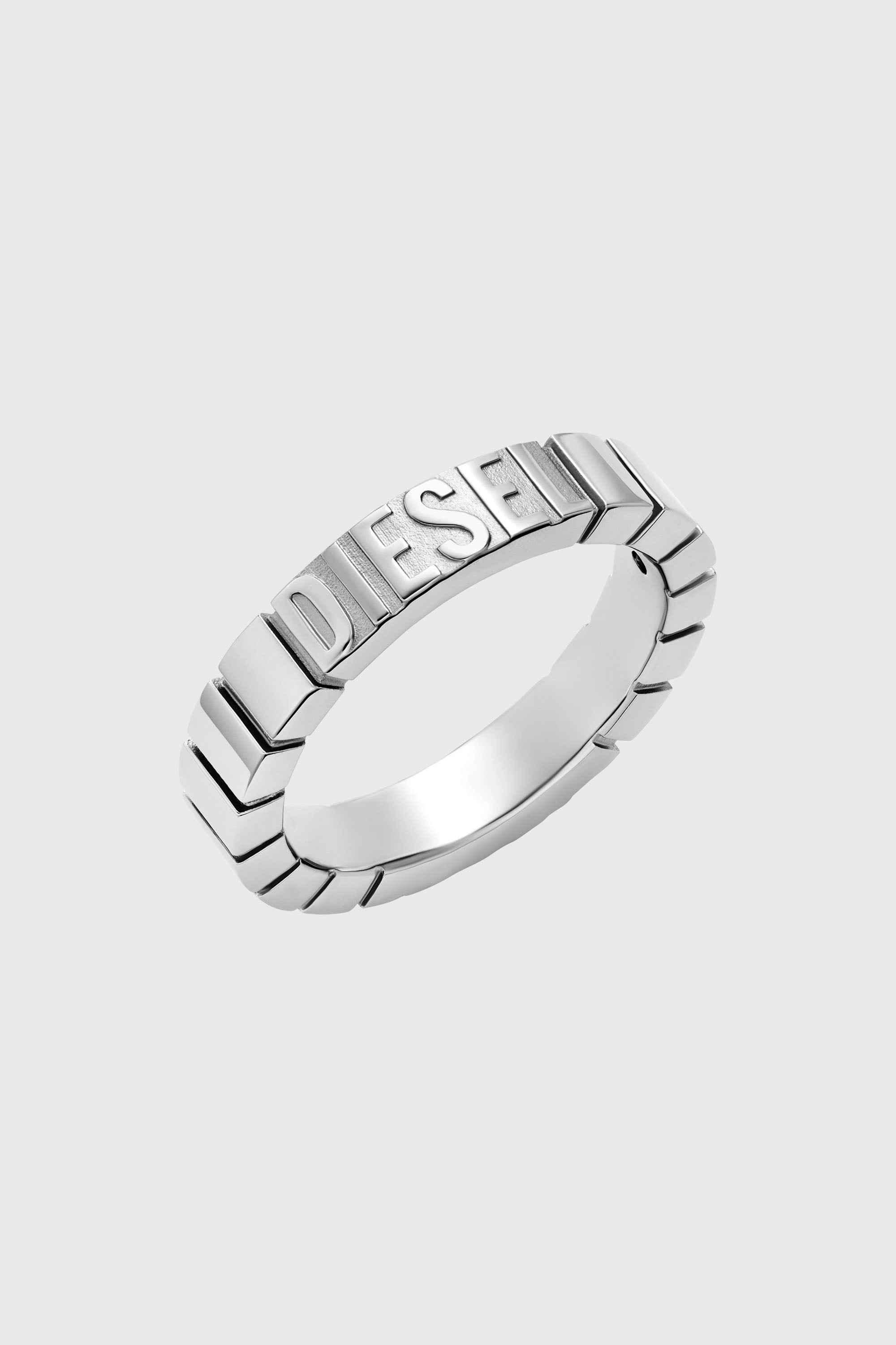 Diesel - DX1591040 JEWEL, Unisex Edelstahlband Ring in Silber - 1