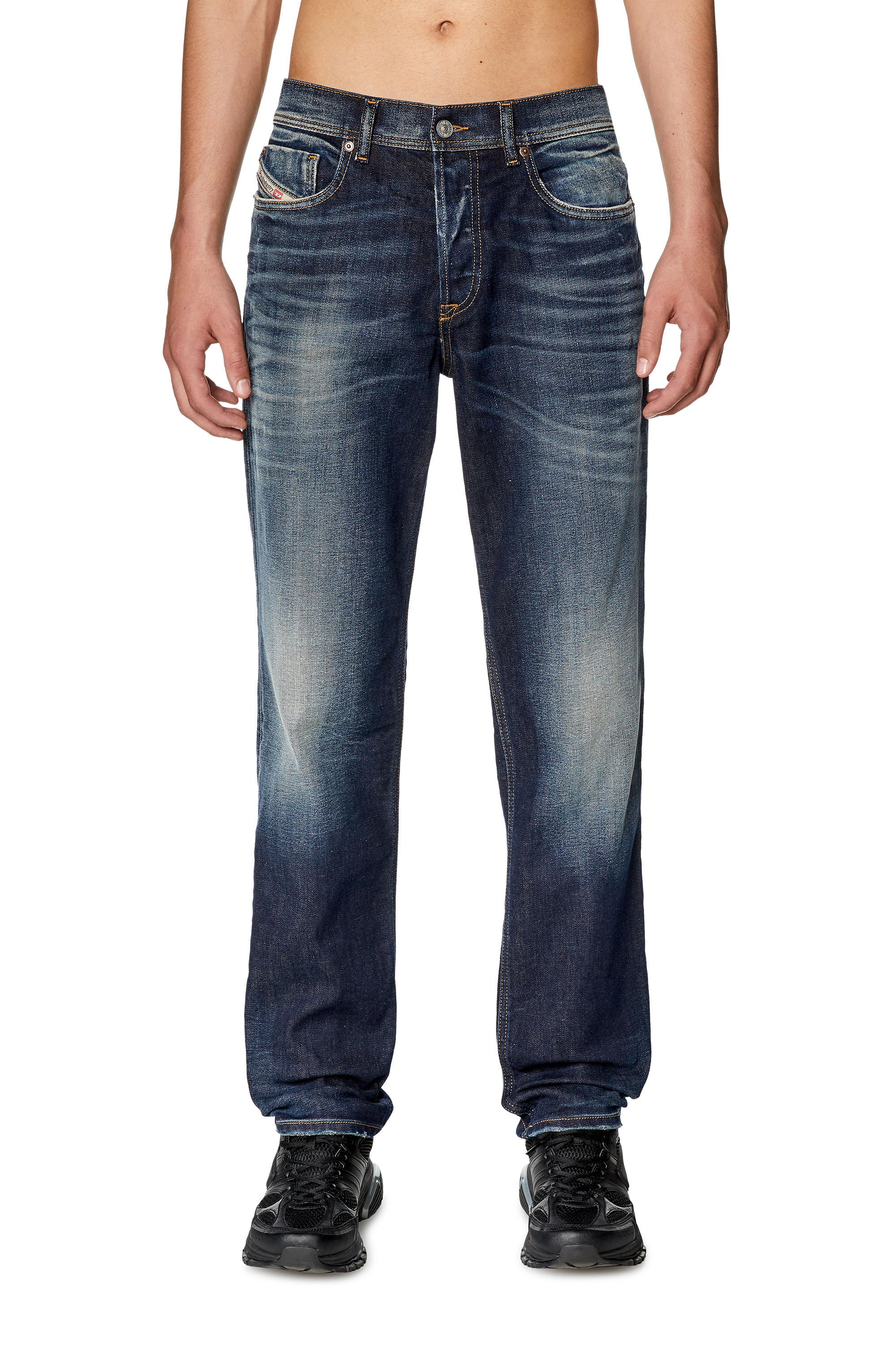Diesel - Tapered Jeans 2023 D-Finitive 09G27, Dunkelblau - Image 1
