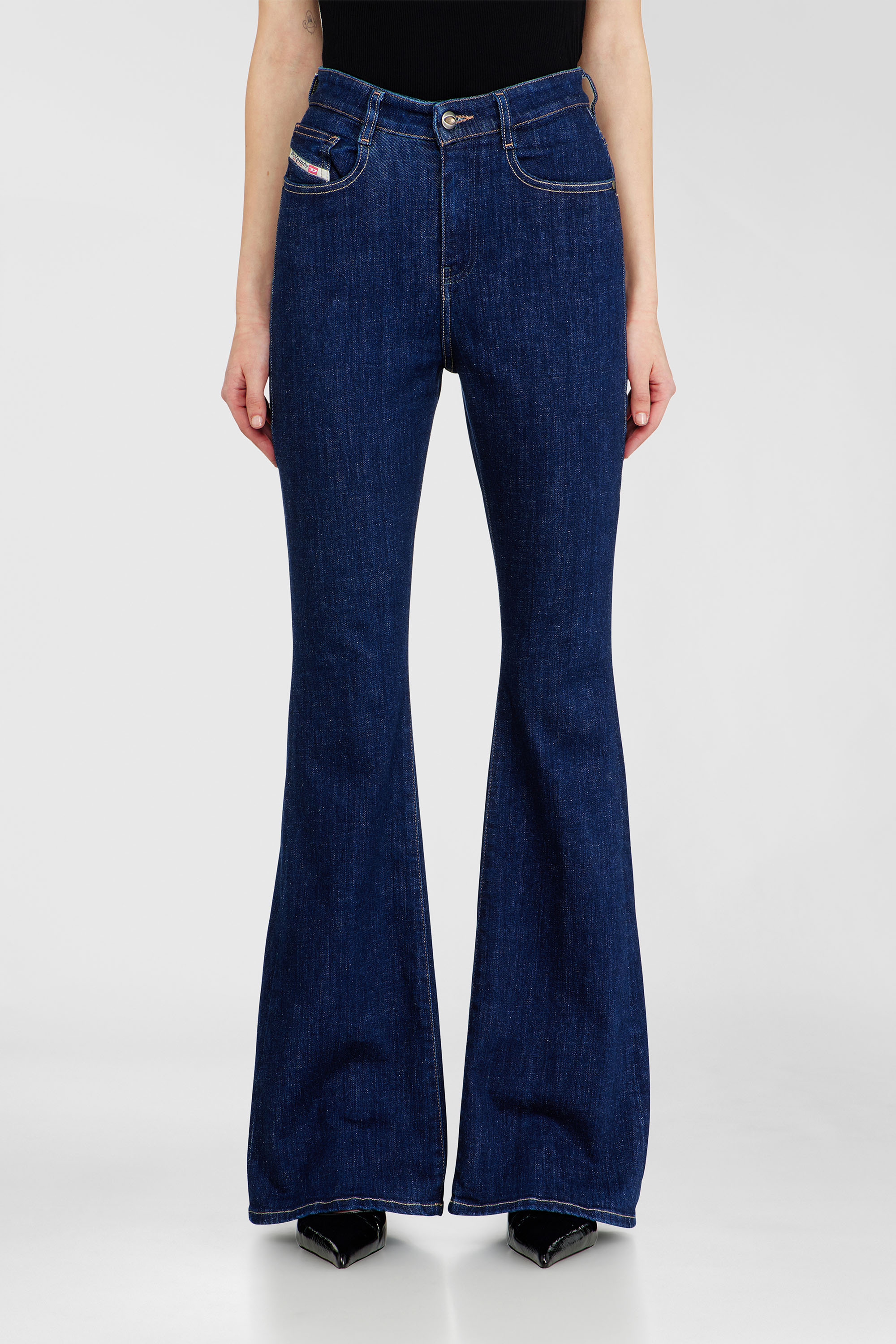 Diesel - Damen Bootcut Jeans 1973 D-Partt 09Q03, Dunkelblau - 2