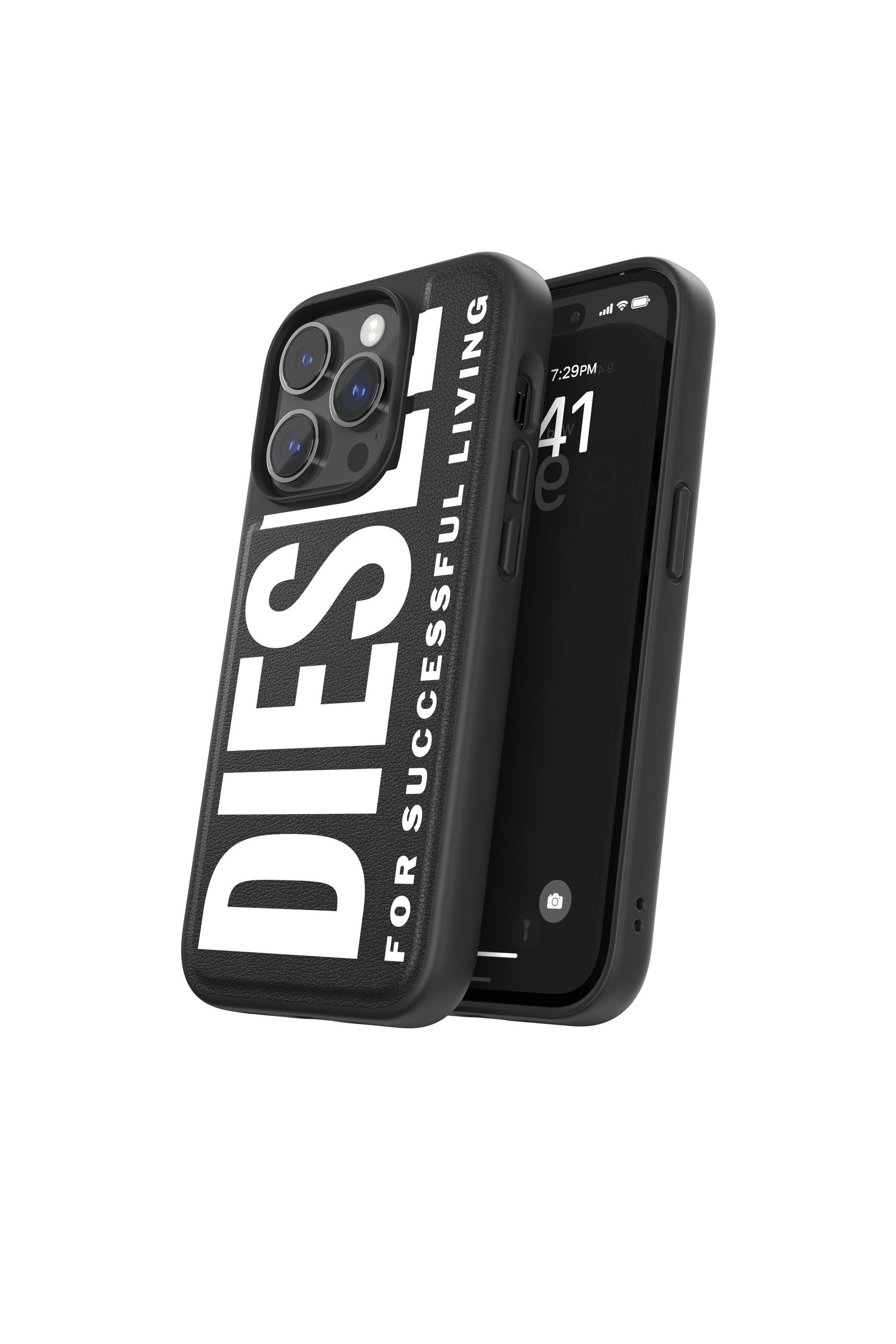 Diesel - 50257 MOULDED CASE, Unisex Handycase für iPhone 14 Pro in Schwarz - 3