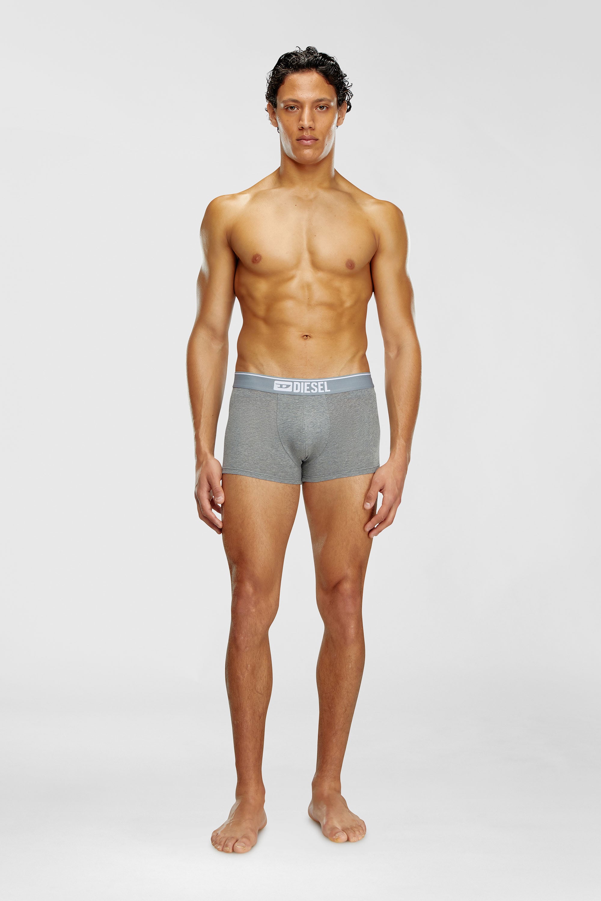 Diesel - UMBX-DAMIENTHREEPACK, Herren Einfarbige Retropants im Dreierpack in Weiss/Grau - 2