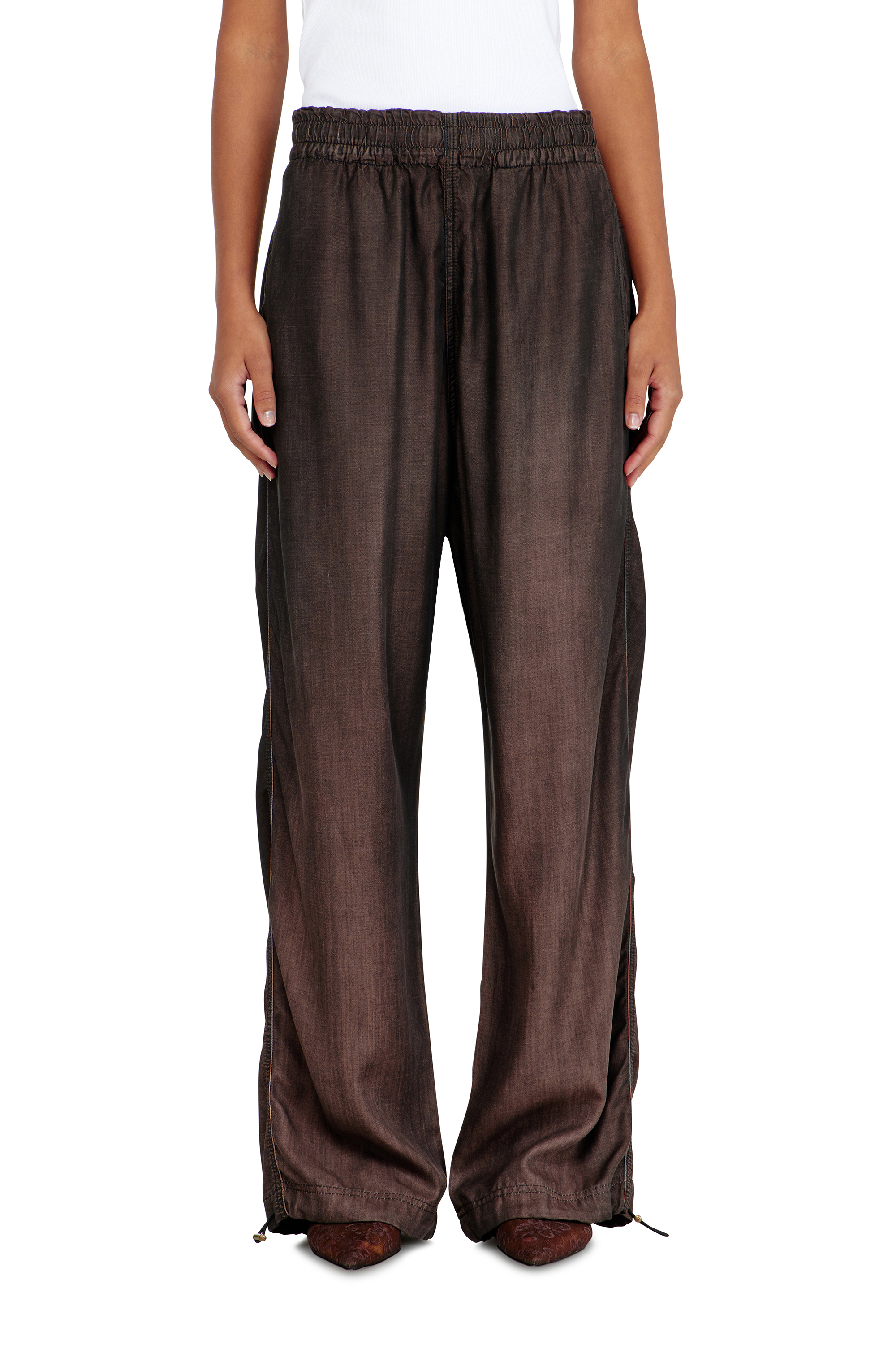 Diesel - Unisex Relaxed Jeans D-Roder 068YF, Dunkelbraun - 4