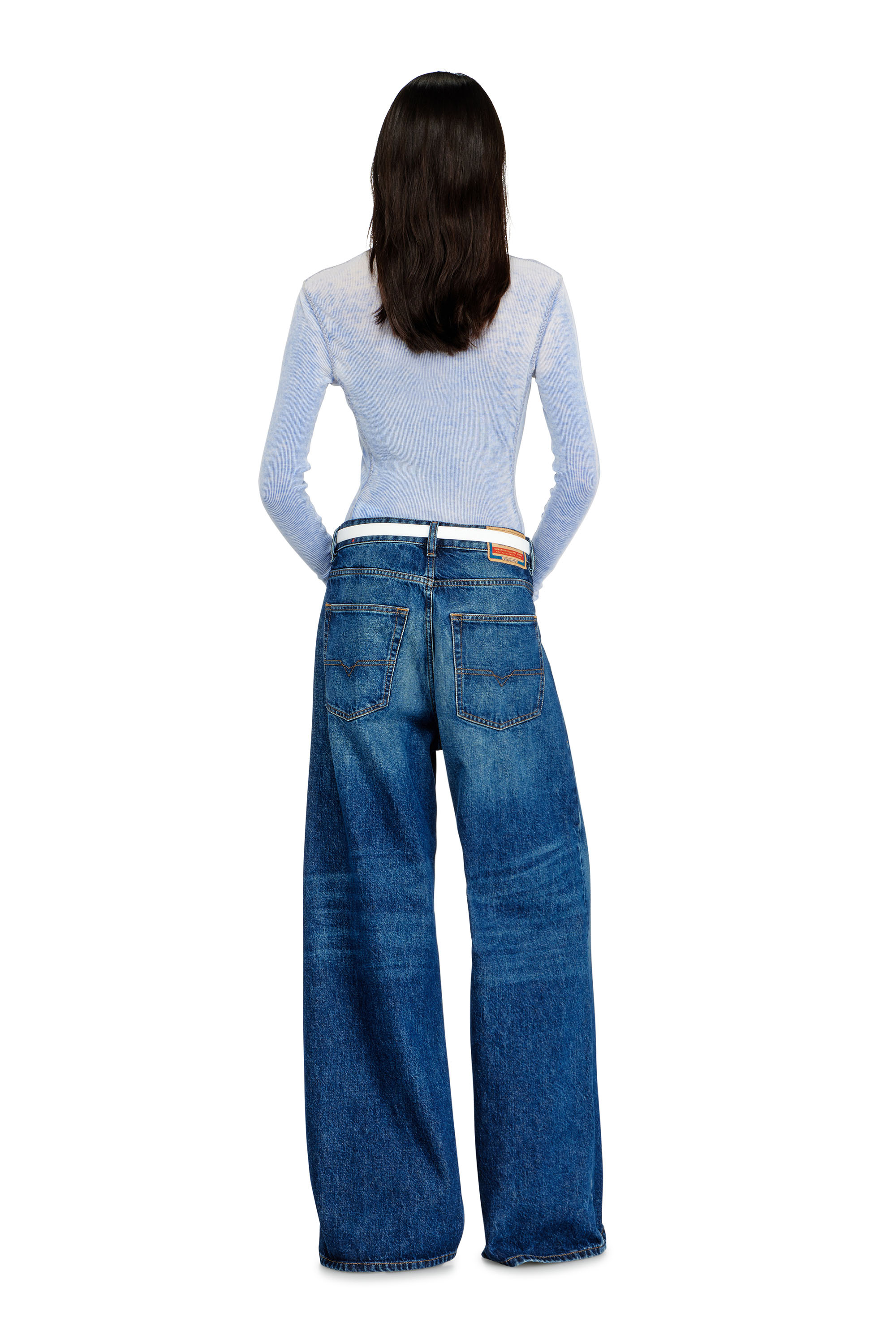 Diesel - Unisex Relaxed Jeans 1996 D-Sire 09I27, Dunkelblau - 4