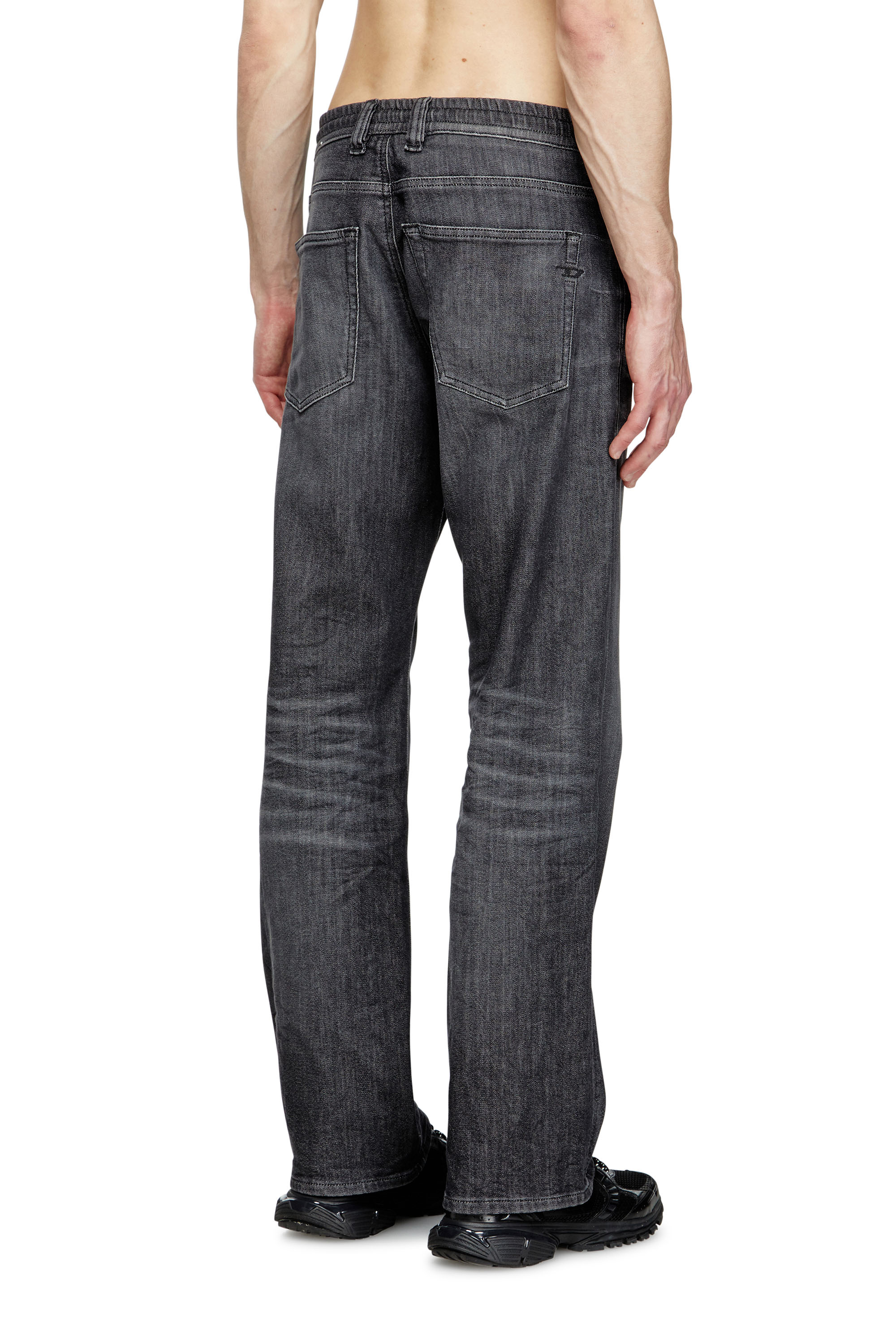 Diesel - Herren Relaxed 2080 D-Reel Joggjeans® 09M66, Schwarz/Dunkelgrau - 4