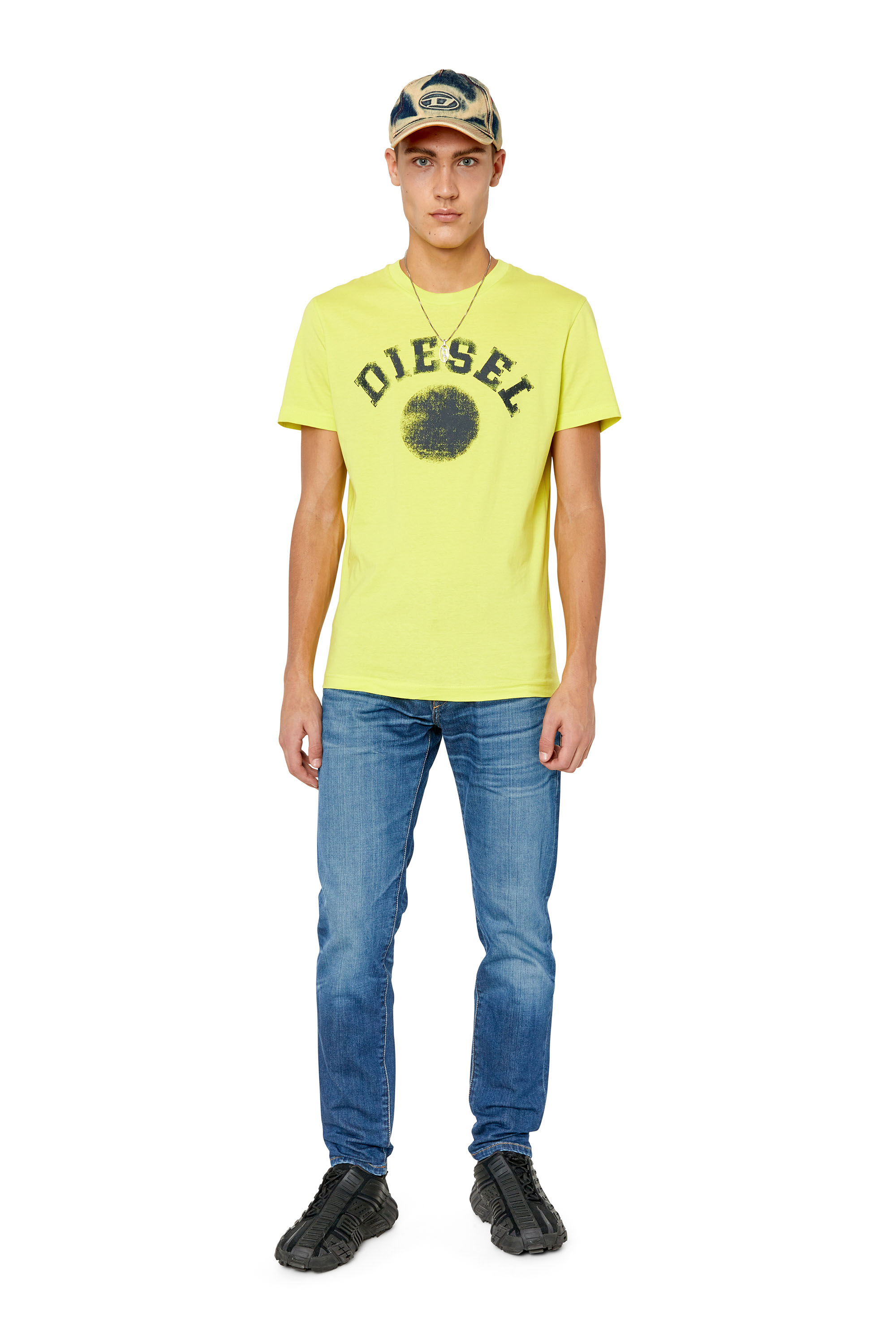 Diesel - 2019 D-Strukt 0NFAN Slim Jeans, Hellblau - Image 5
