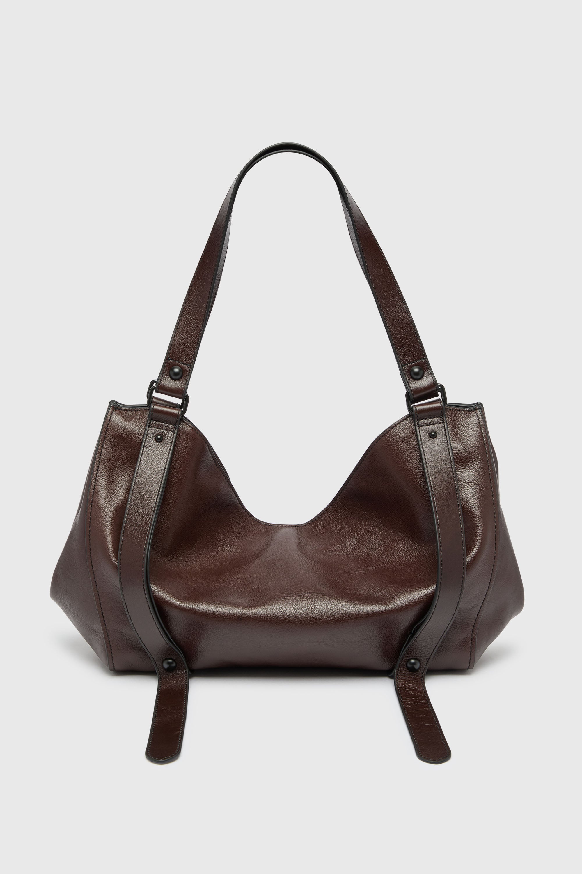 Diesel - D-ONE TOPHANDLE M, Unisex D-One &ndash; Mittelgro&szlig;e Henkeltasche aus Leder in Dunkelbraun - 2