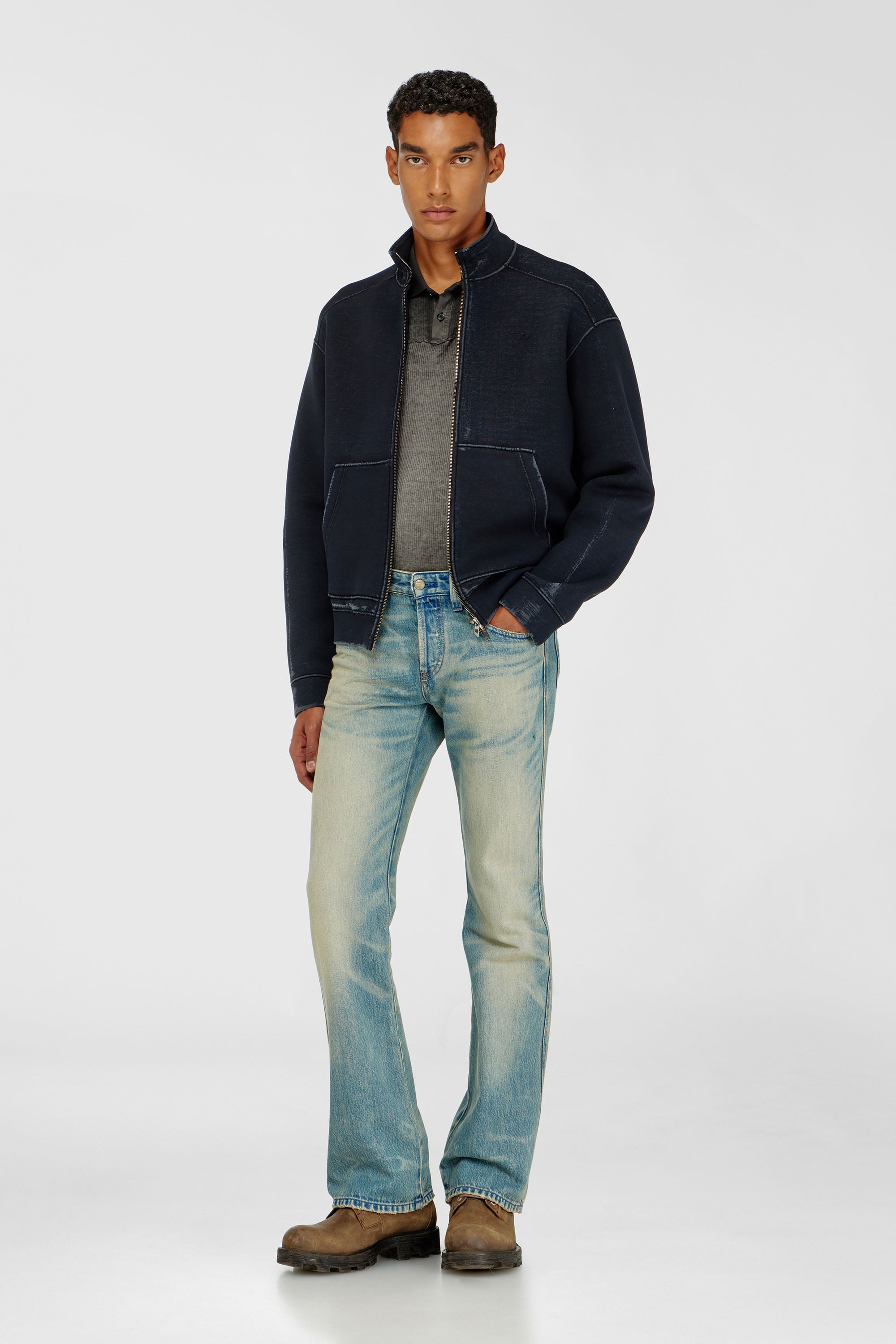 Diesel - Herren Bootcut Jeans 1998 D-Buck 0DLDD, Mittelblau - 1
