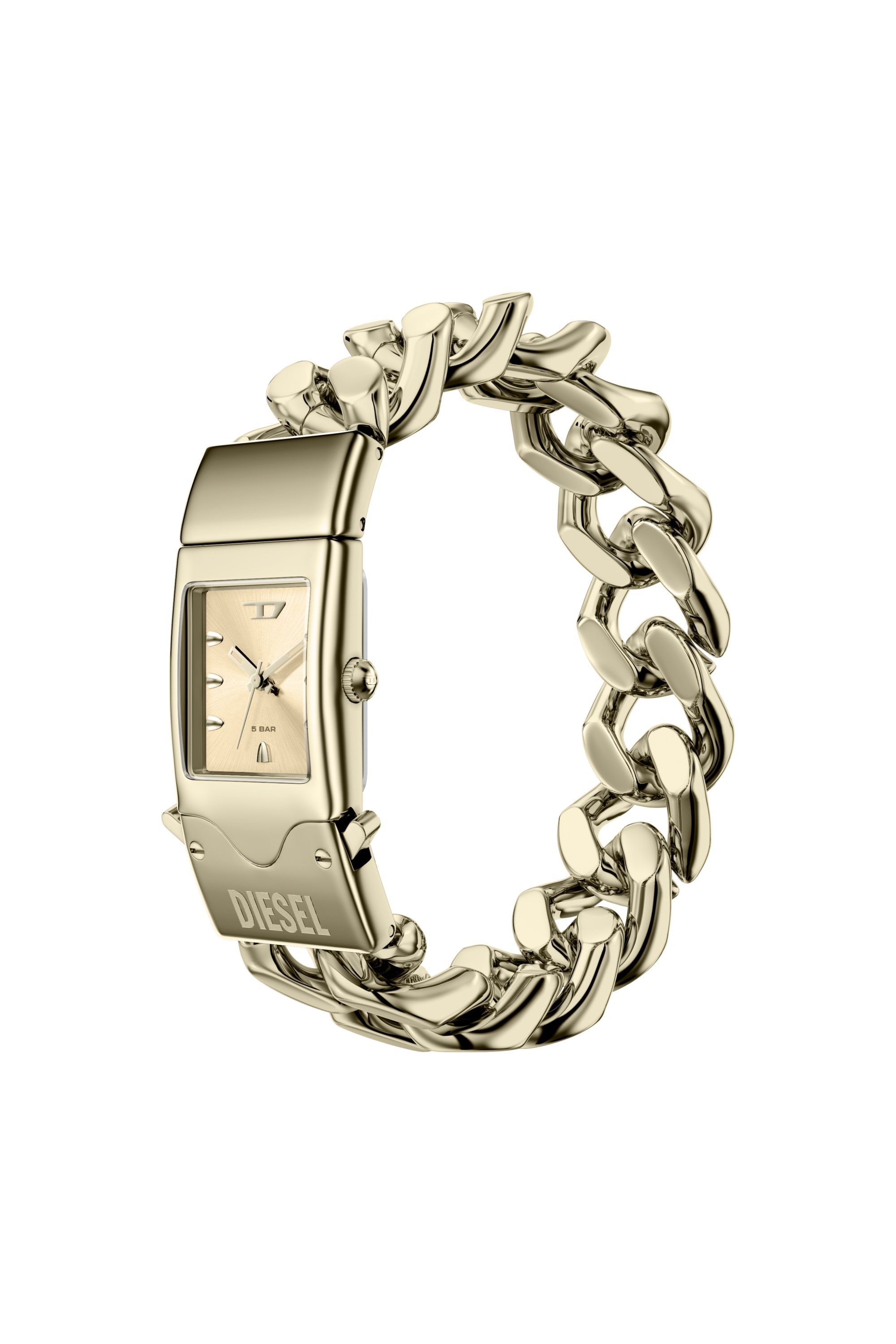 Diesel - DZ2235 WATCH, Herren Closer Drei aus goldfarbenem Edelstahl in Gold - 2