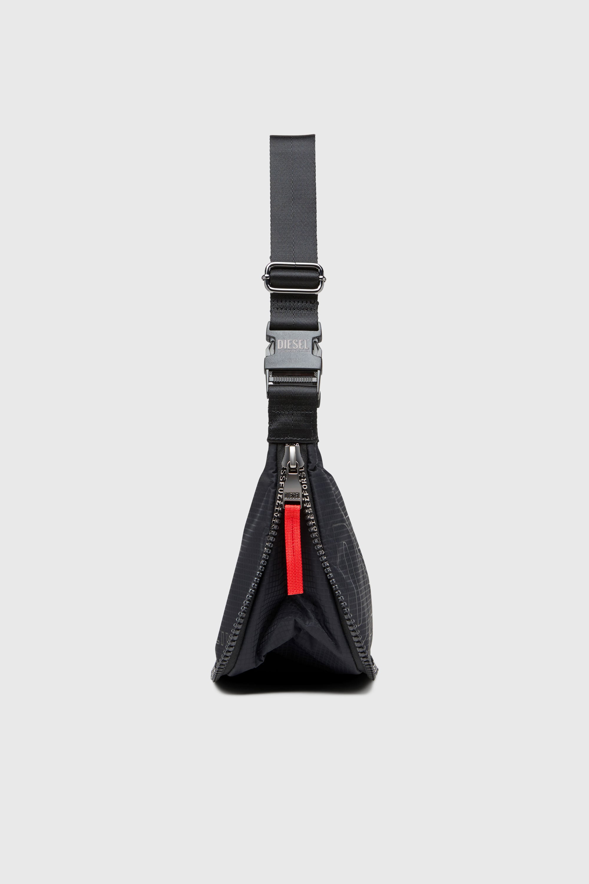 Diesel - ZIP-D CROSSBODY BAG X, Unisex Zip-D X-Erweiterbare Utility-Schultertasche in Schwarz - 5