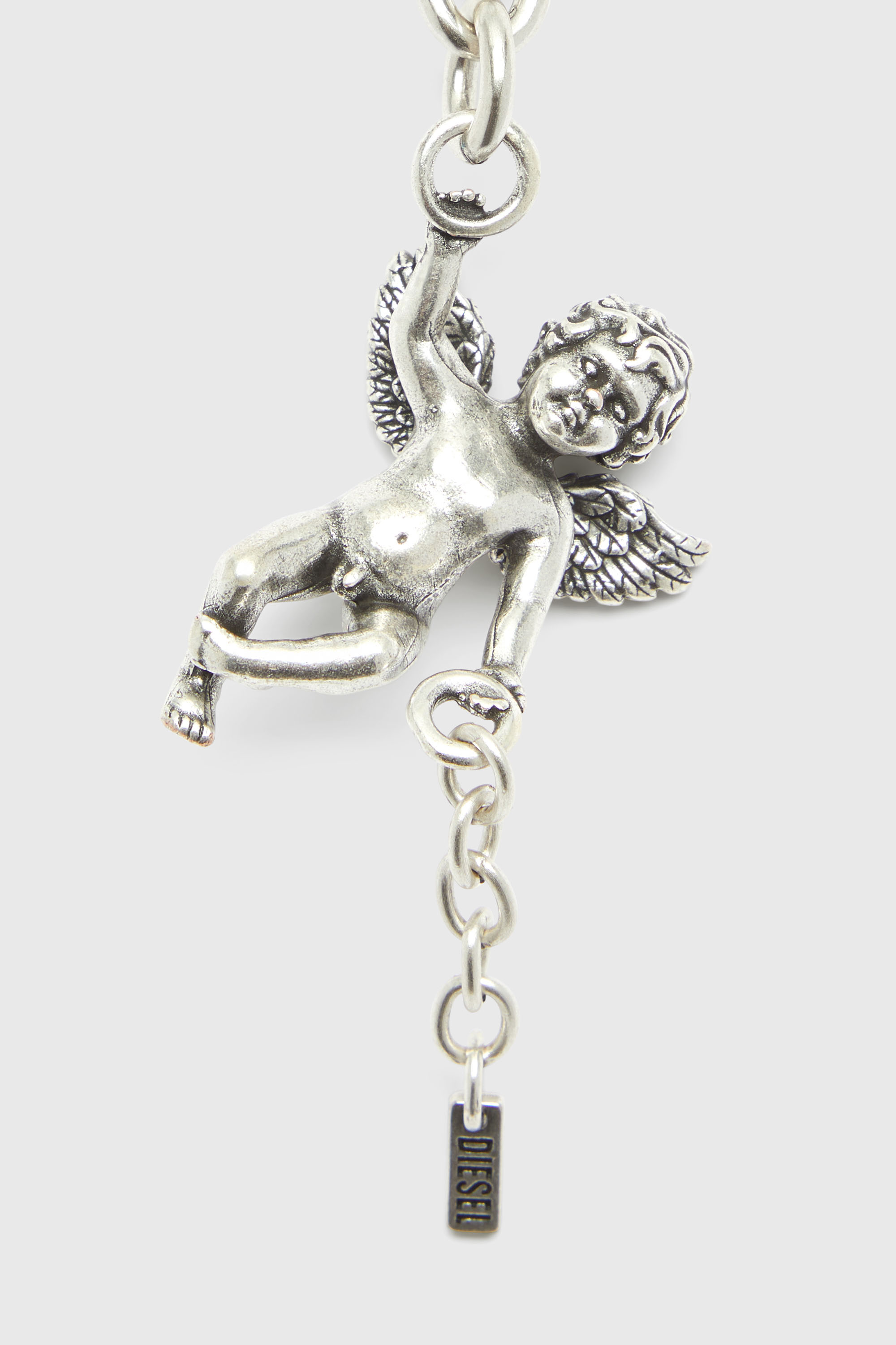 Diesel - CHARM-ANGEL, Damen Metall-Engelsanh&auml;nger in Silber - 2