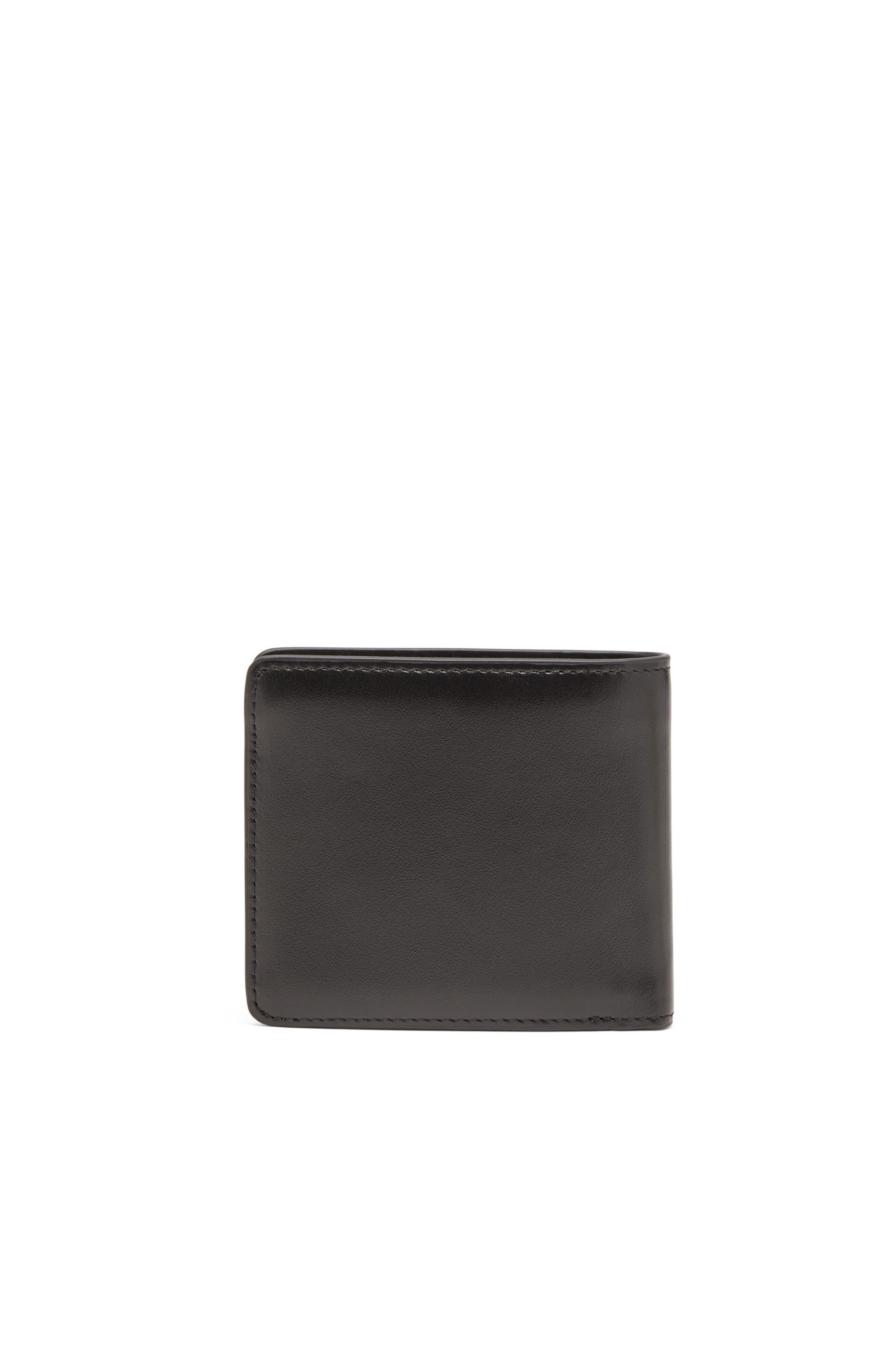 Diesel - HOLI-D BI FOLD COIN S 3D, Unisex Bifold-Portemonnaie aus gleder in Schwarz - 2