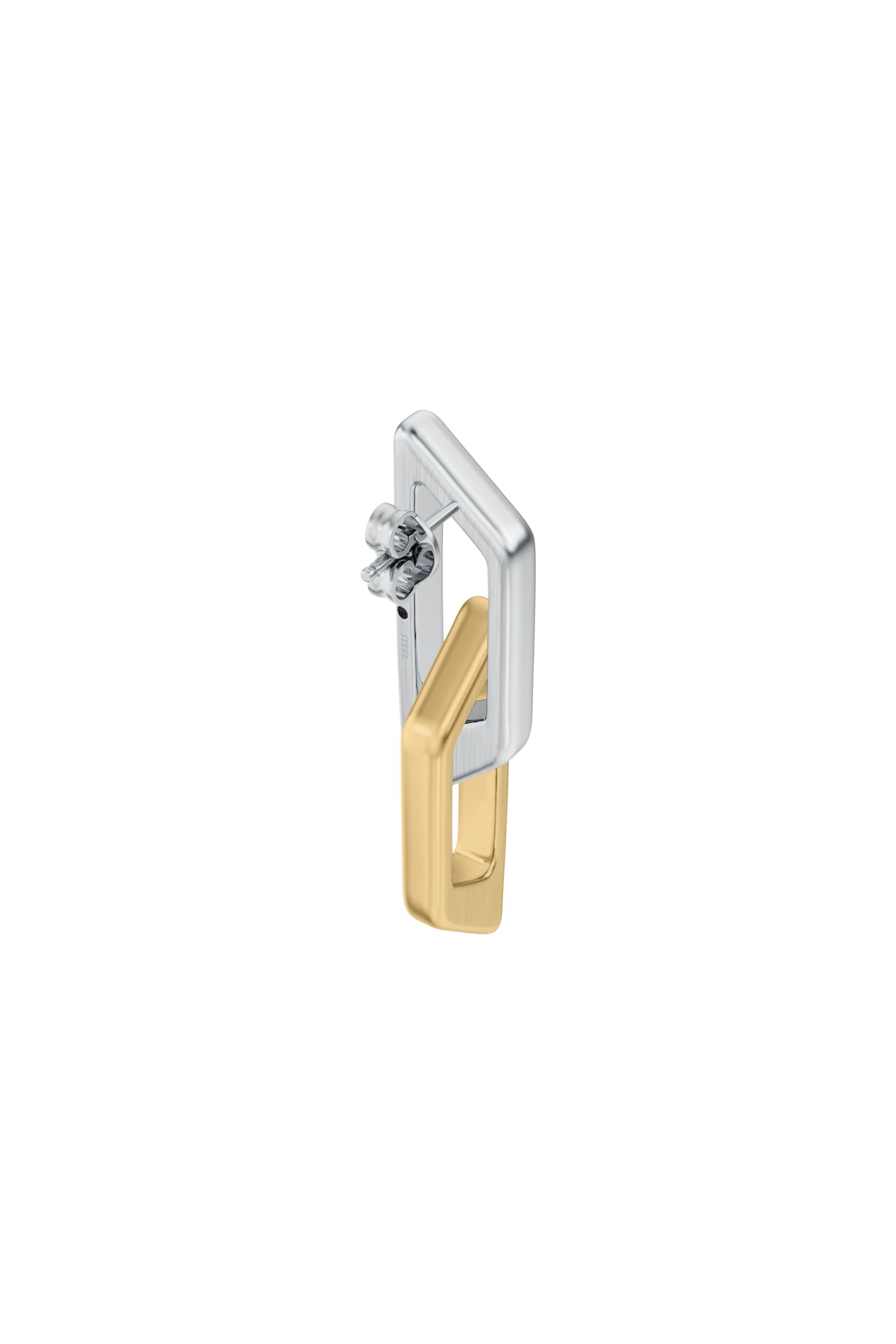 Diesel - DX1685931  JEWELLERY, Unisex Ohrh&auml;nger aus Edelstahl in Silber/Gold - 3