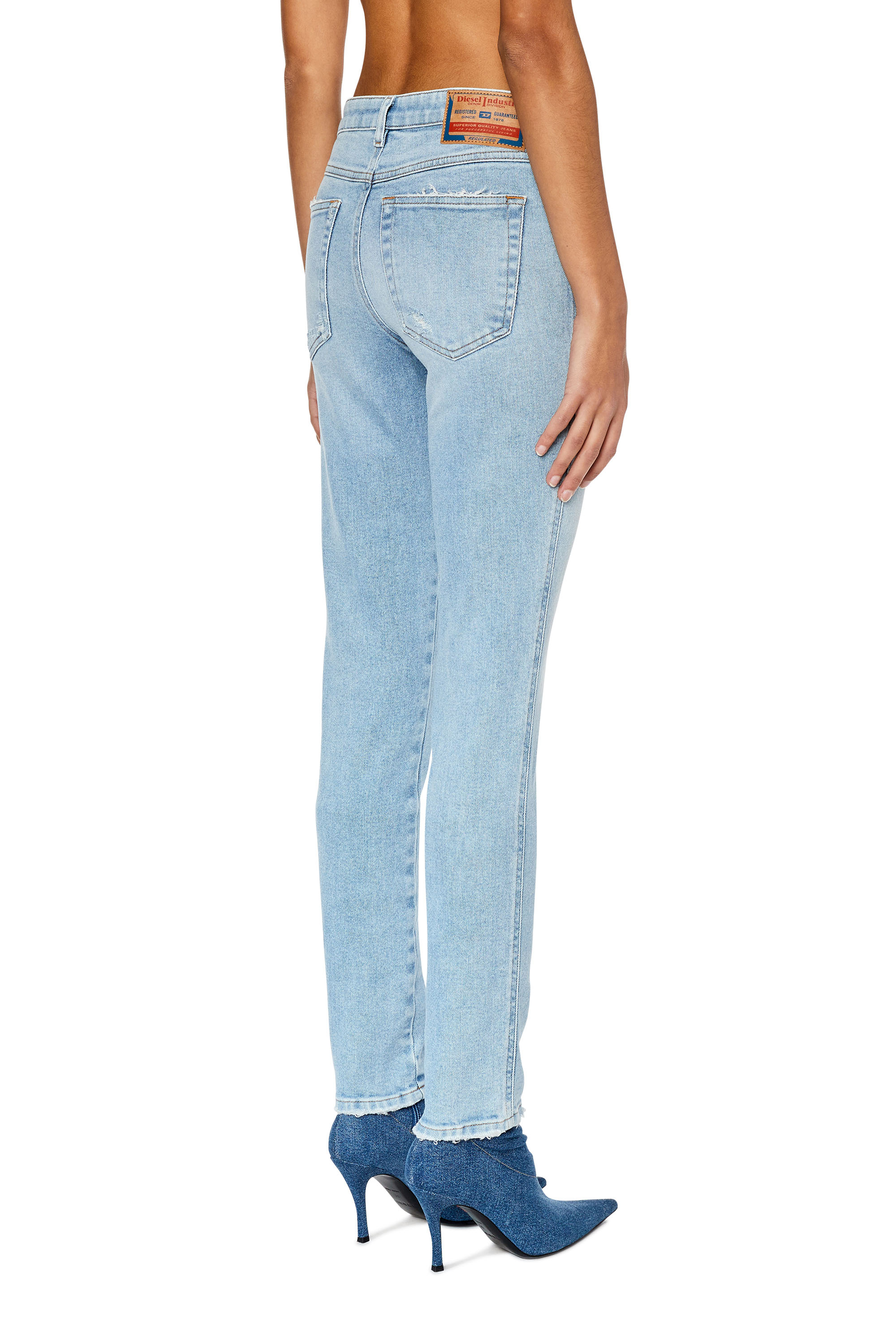 Diesel - Skinny Jeans 2015 Babhila 09E90, Hellblau - Image 2