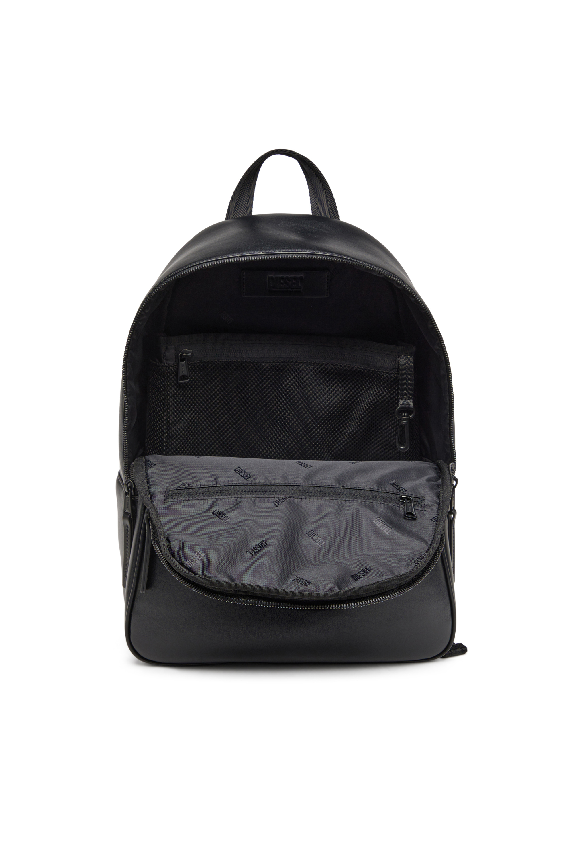 Diesel - HOLI-D BACKPACK M, Herren Holi-D-Rucksack aus Neopren und PU in Schwarz - 4