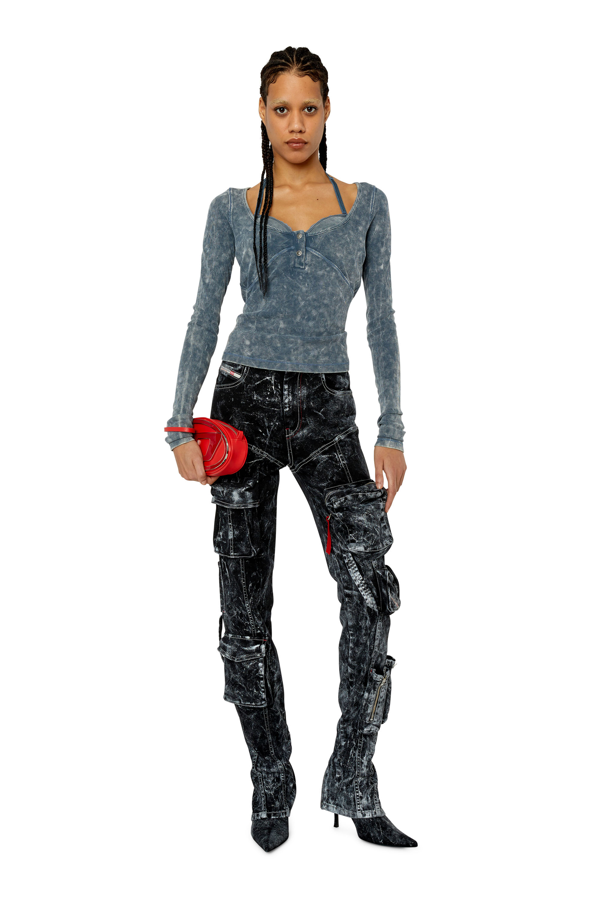 Diesel - T-ANALIE, Blau - Image 2