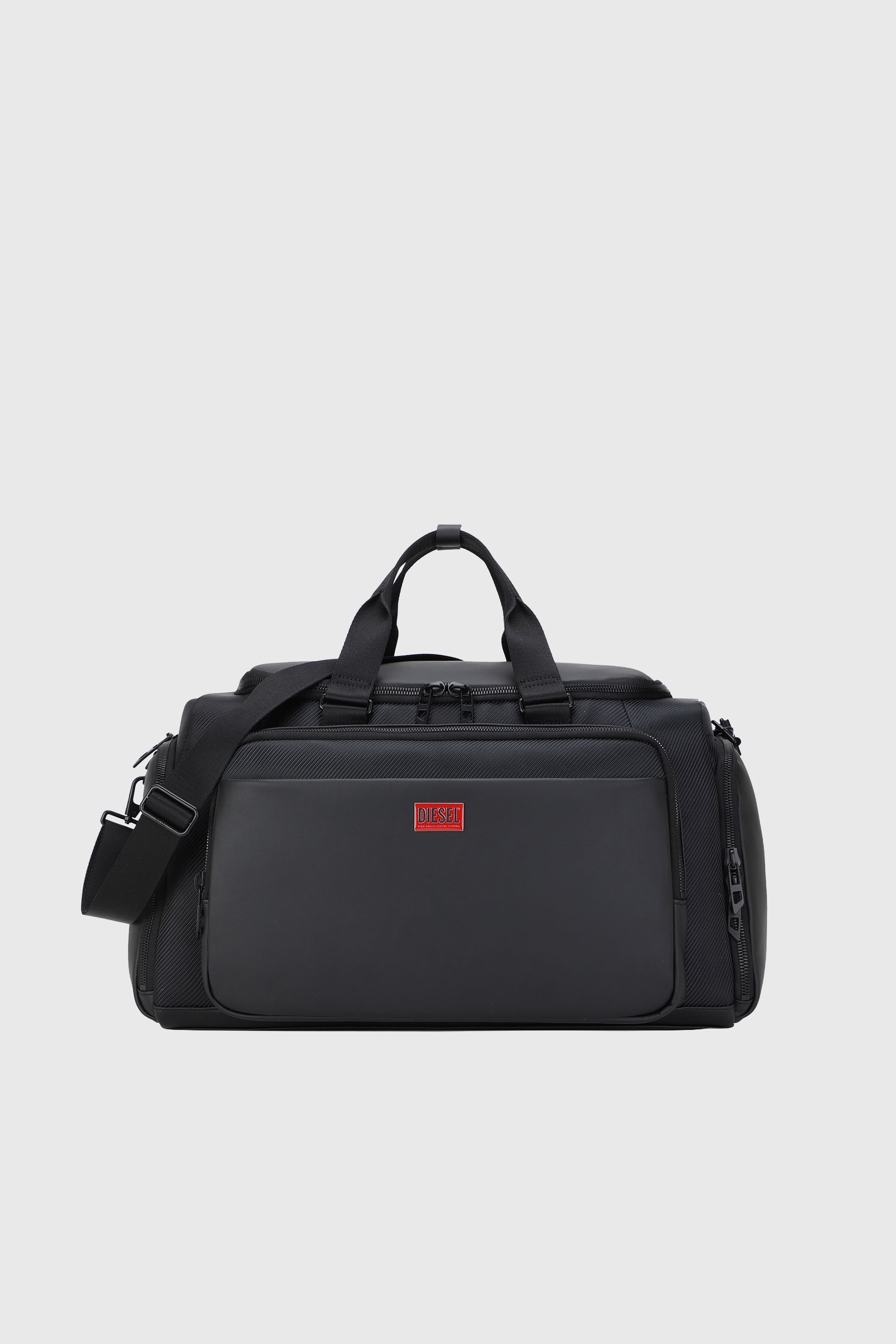 Diesel - DIESEL CARBON FIBER DUFFLE-BLACK DSB002, Unisex Praktische Business-Reisetasche in Schwarz - 1