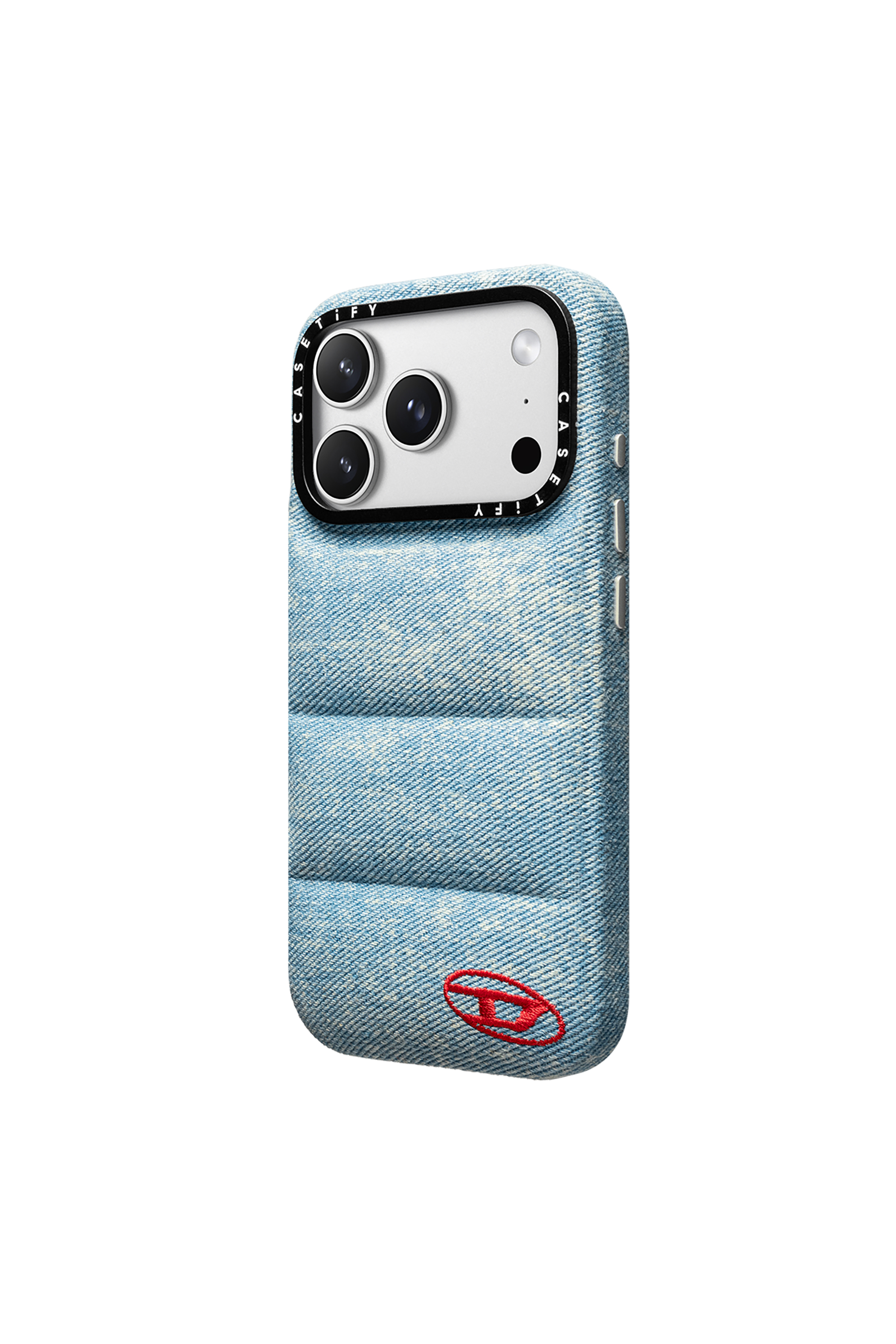 Diesel - 60609 MOULDED CASE, Unisex Puffer‑H&uuml;lle f&uuml;r iPhone 17 Pro Max in Blau - 2