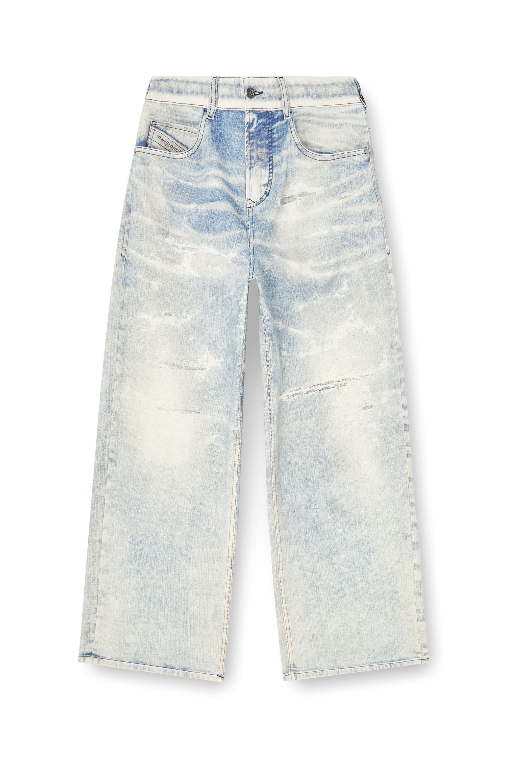 Diesel - Unisex Relaxed 2097 D-Enim-M Joggjeans&reg; 068XM, Hellblau - 3