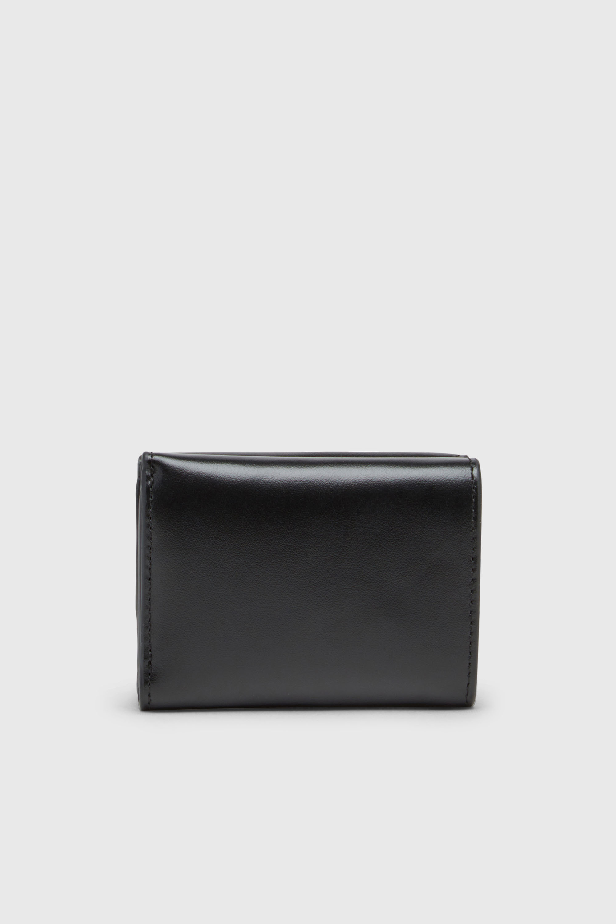Diesel - 1DR TRI FOLD COIN XS II, Damen Dreifach-Faltportemonnaie aus Leder in Schwarz - 2
