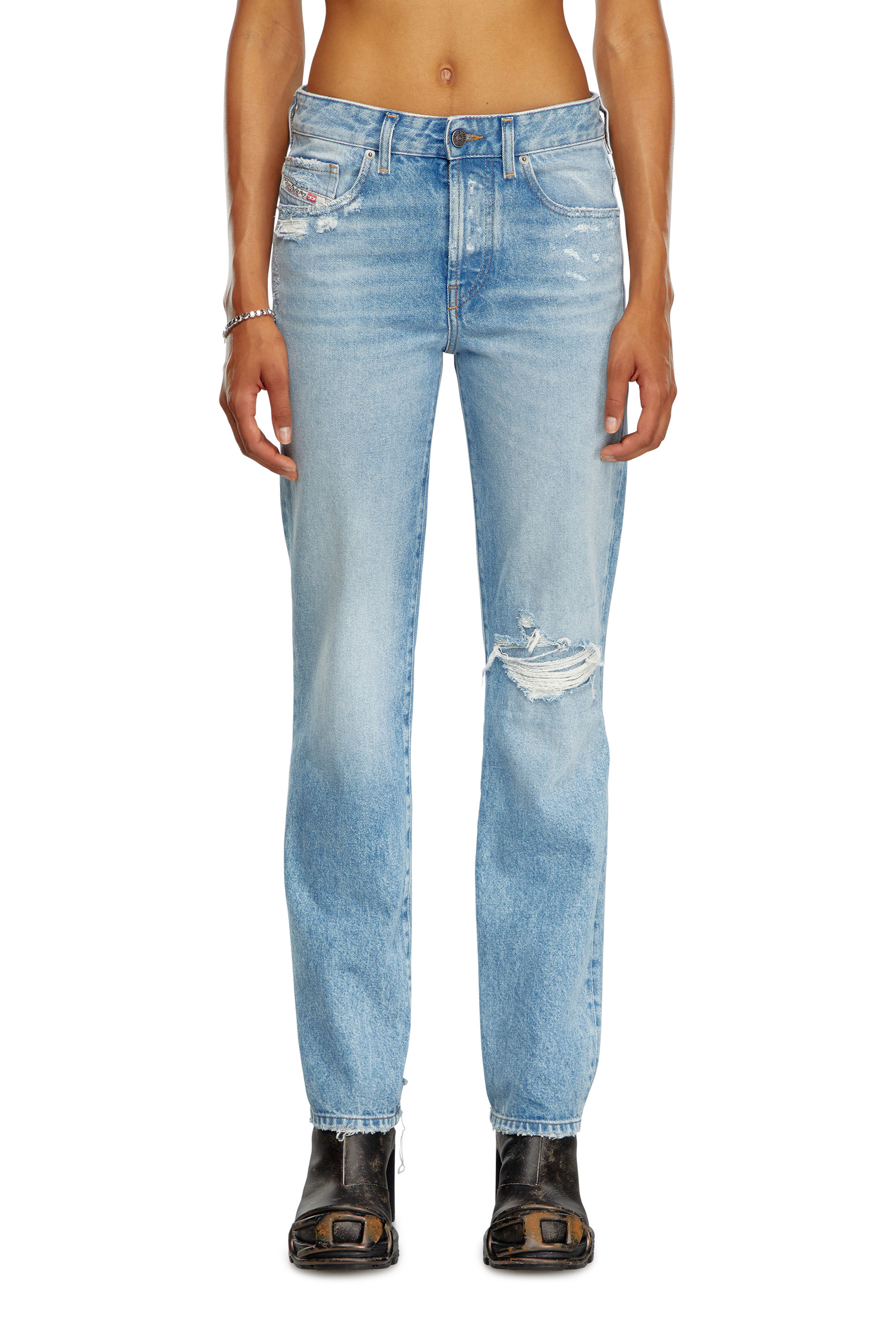 Diesel - Damen Regular Jeans 1989 D-Mine 09J80, Hellblau - 3