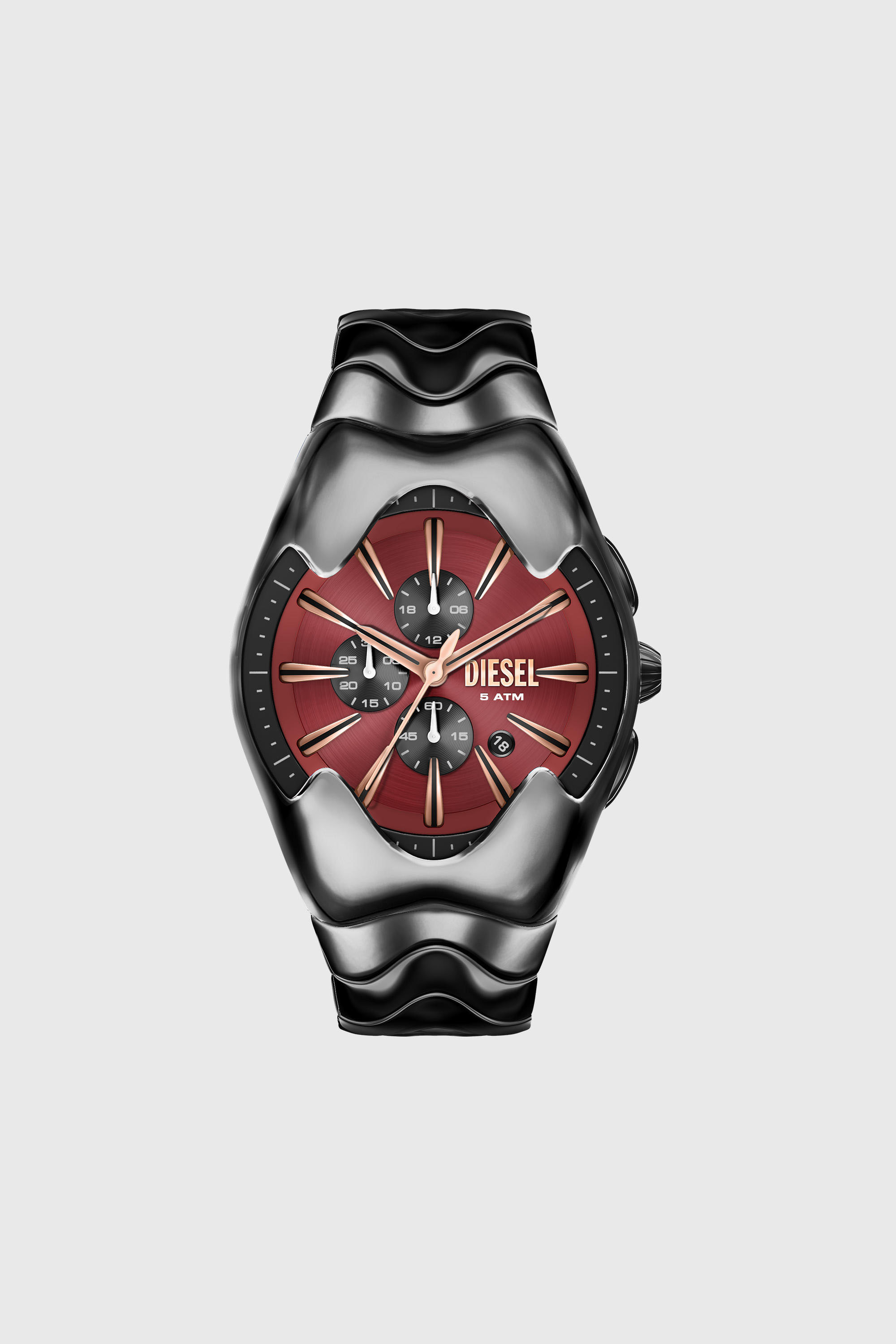 Diesel - DZ4713 WATCH, Herren Mercurial Uhr aus Edelstahl in Gunmetal-Optik in Schwarz - 1