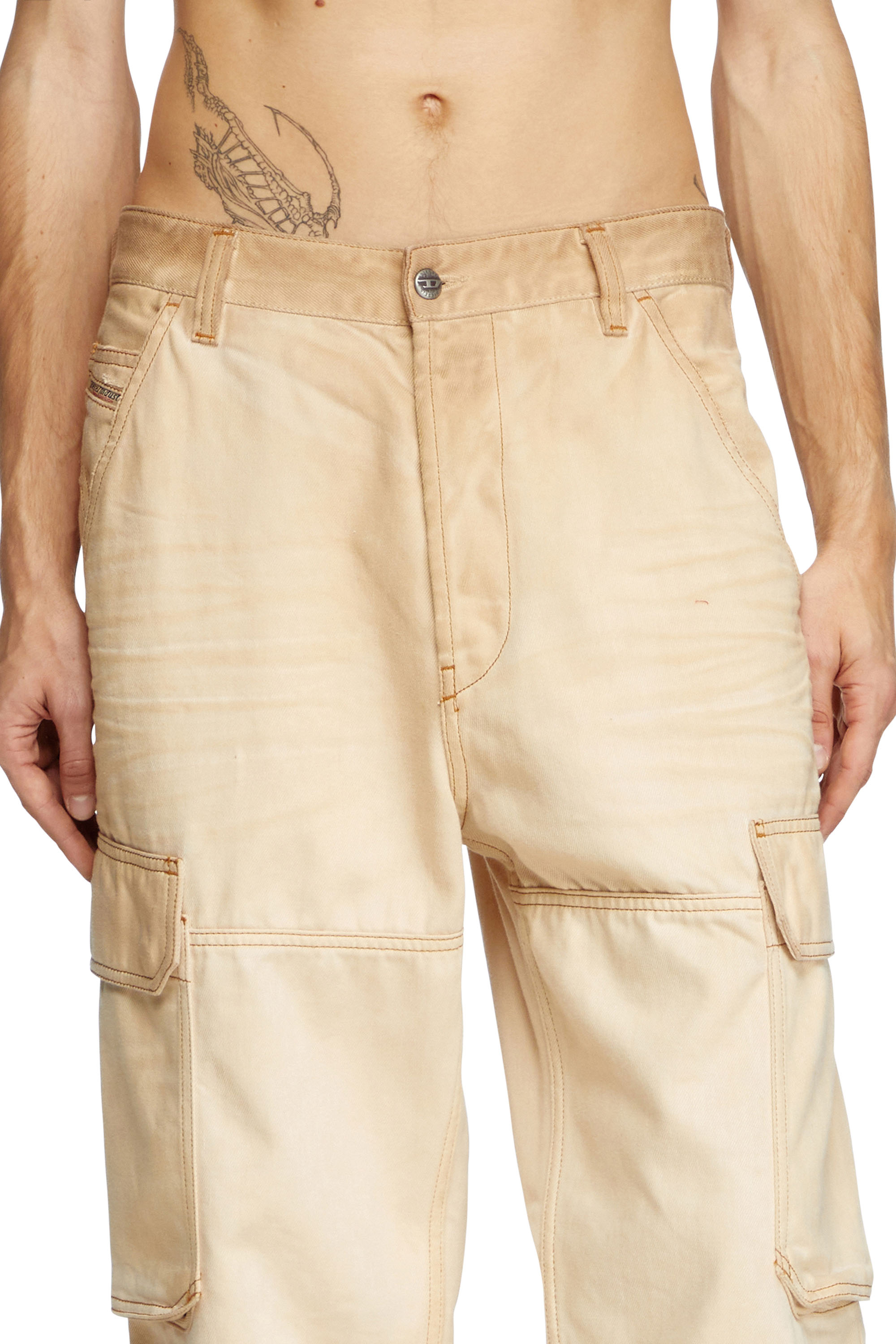 Diesel - Herren Regular Jeans D-Uty 09L26, Beige - 5