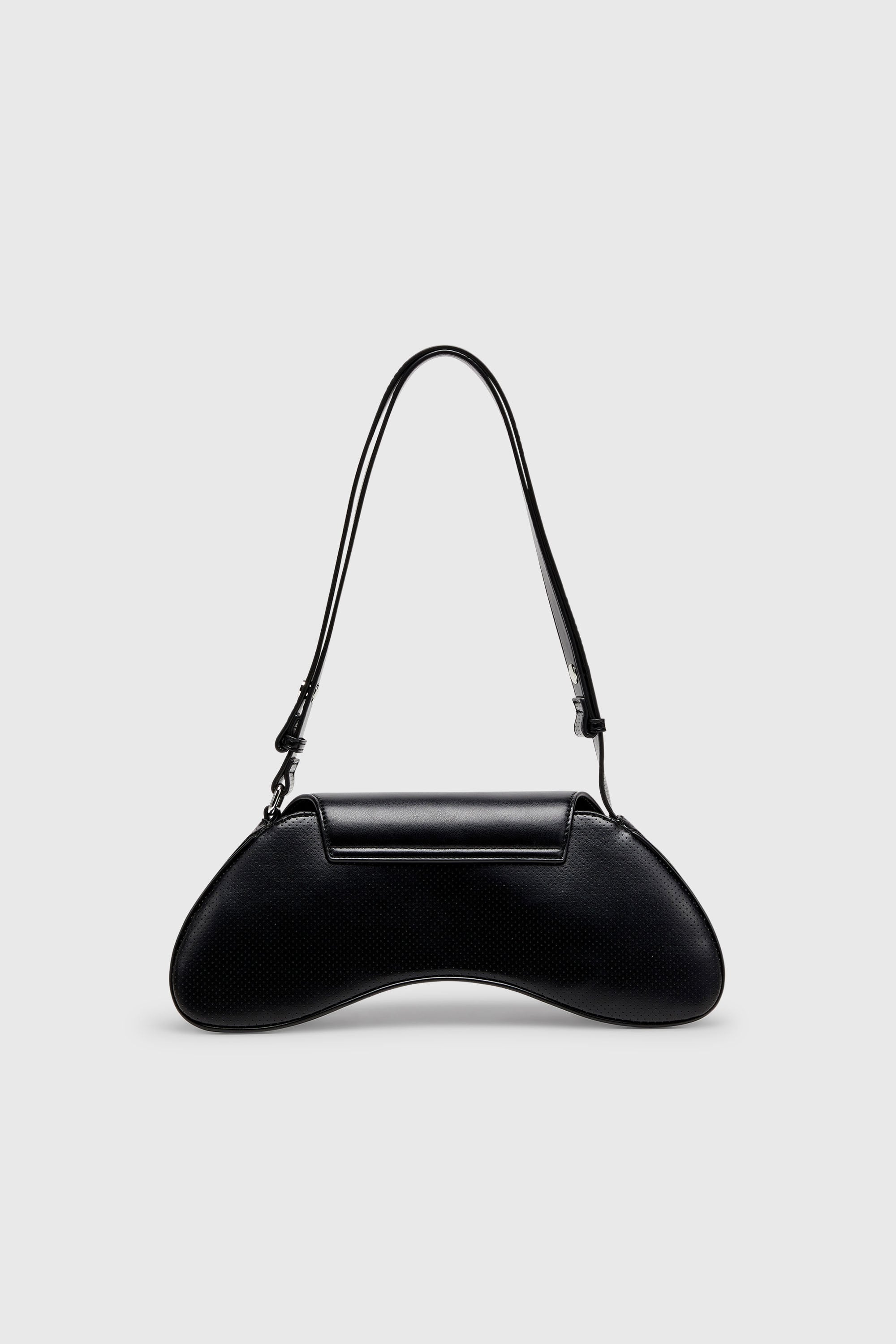 Diesel - PLAY CROSSBODY, Damen Play - Umh&auml;ngetasche aus gestepptem, perforiertem PU in Schwarz - 2