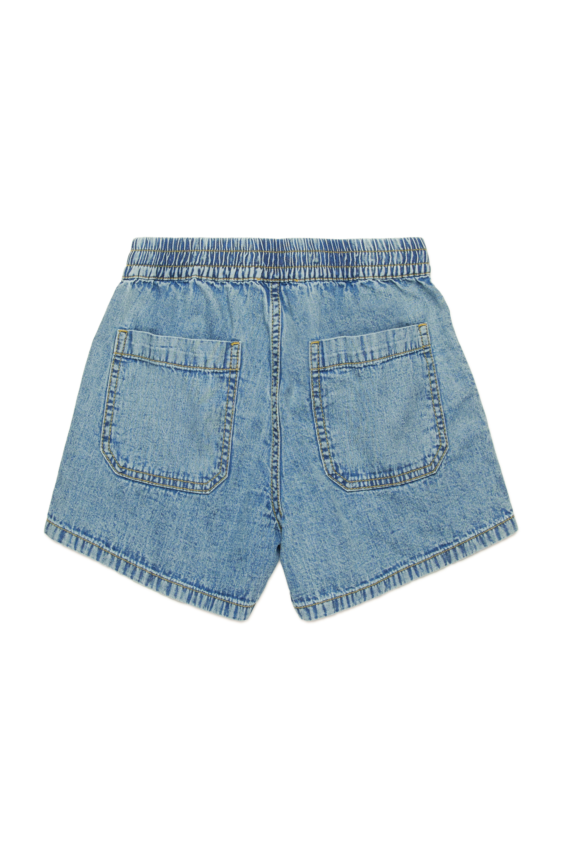 Diesel - PINTY, Damen Shorts aus Denim mit aufgesetzten Taschen in Mittelblau - 2