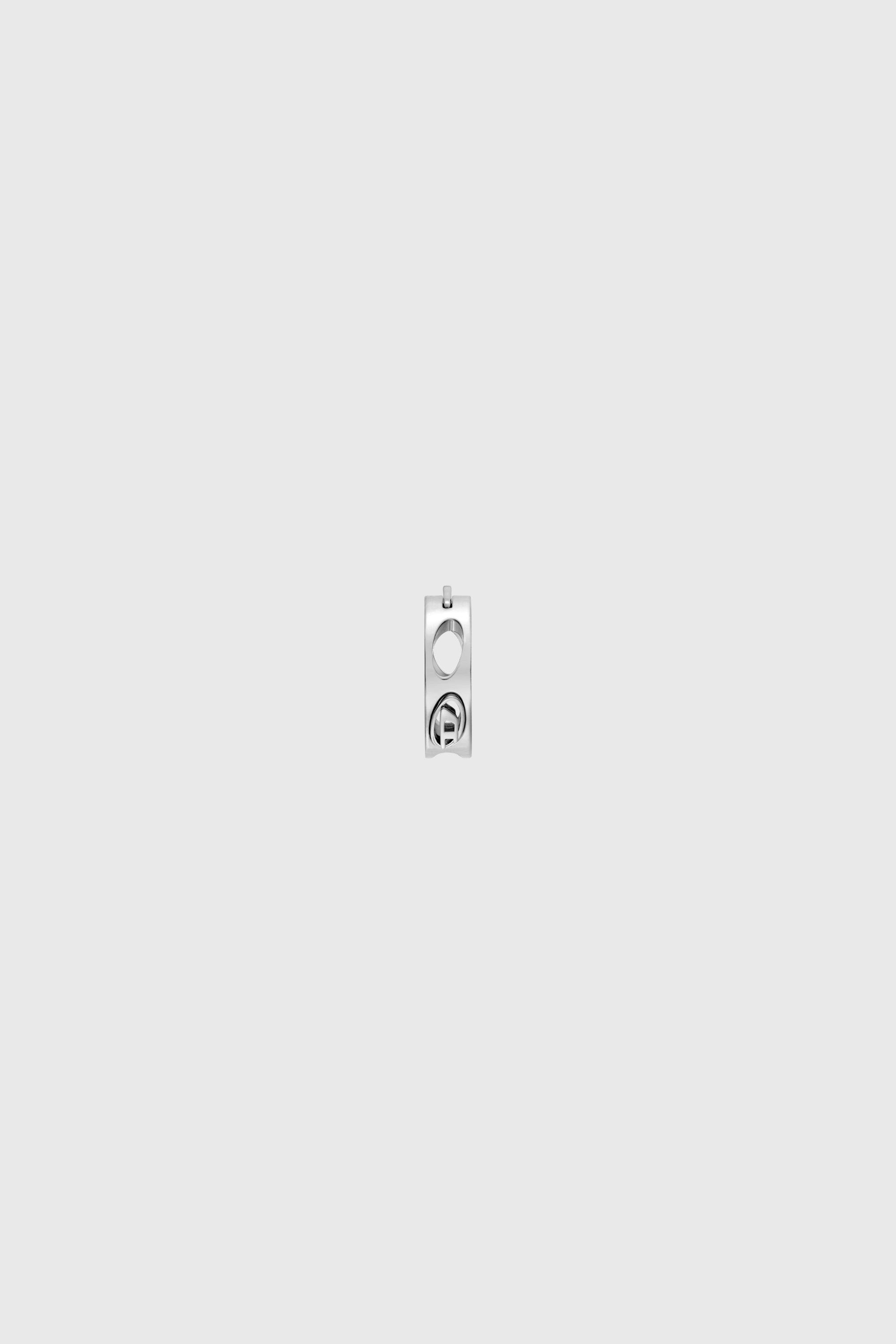 Diesel - DX166440 JEWELLERY, Unisex Edelstahl-Creolen in Silber - 2
