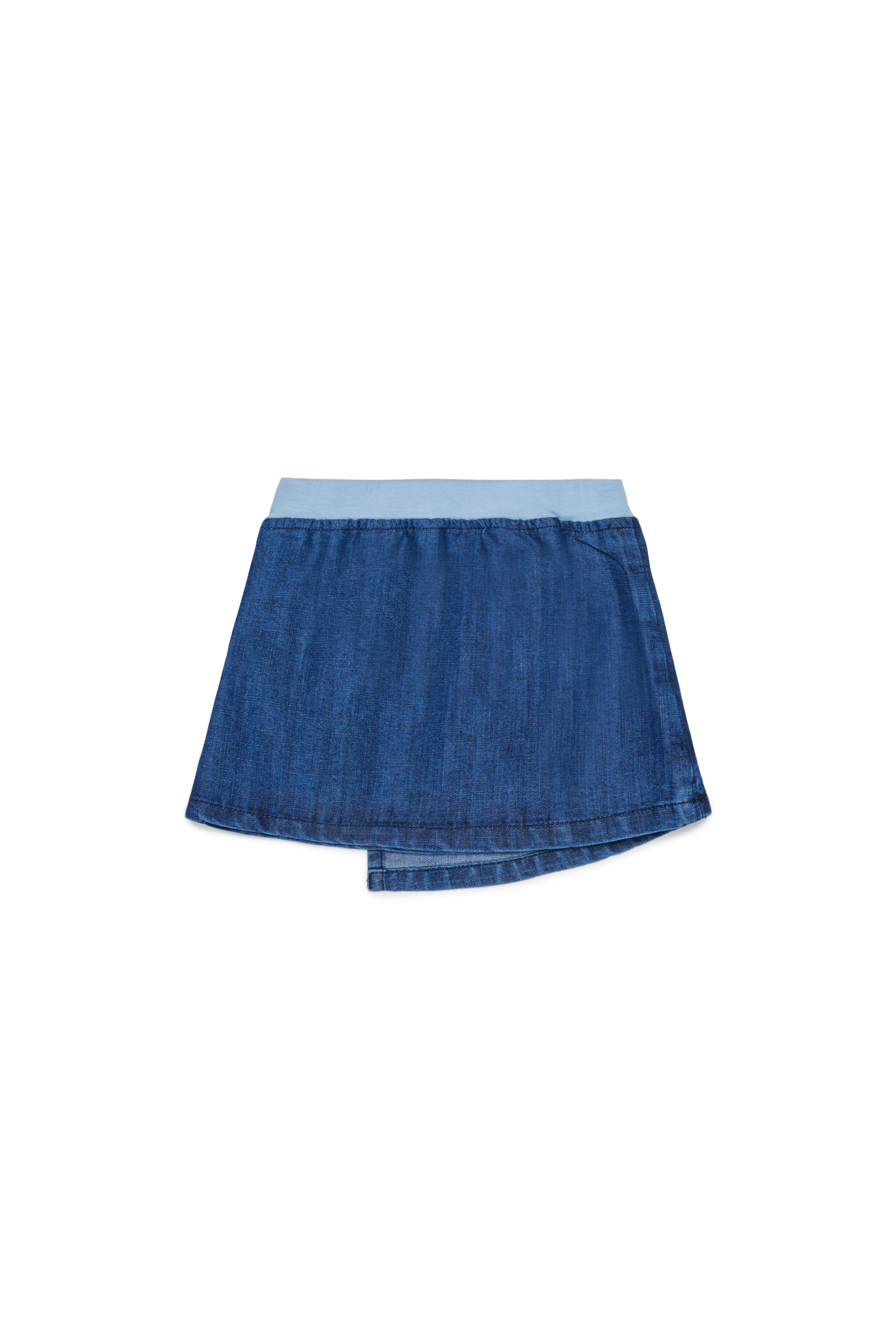 Diesel - GLINIMB, Damen Wickelrock aus denim in Mittelblau - 2