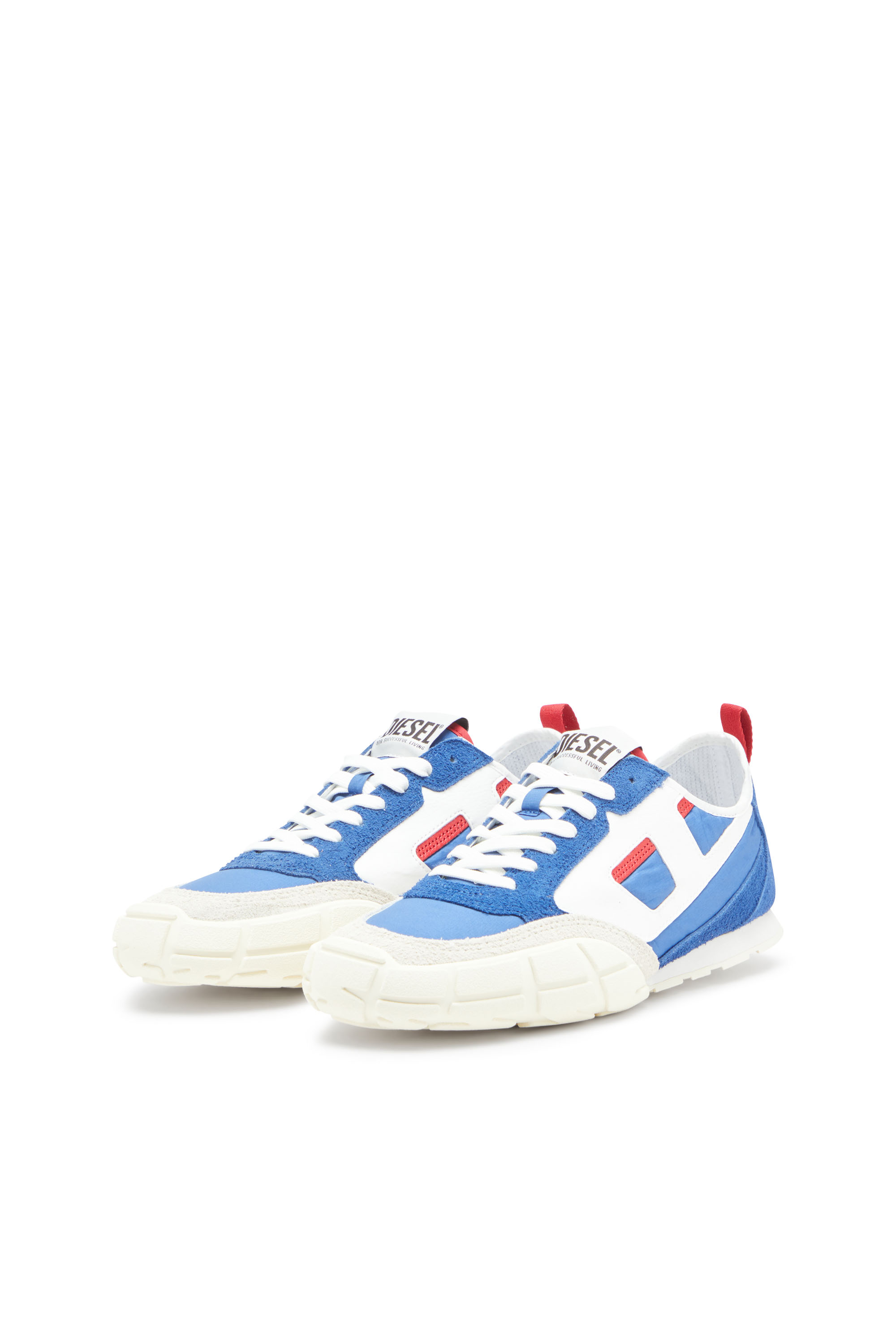 S-PAGODHA LOW, Blau Diesel - S-PAGODHA LOW, Herren S-Pagodha-Sneakers aus Leder, Wildleder und Ripstop in Blau - 8