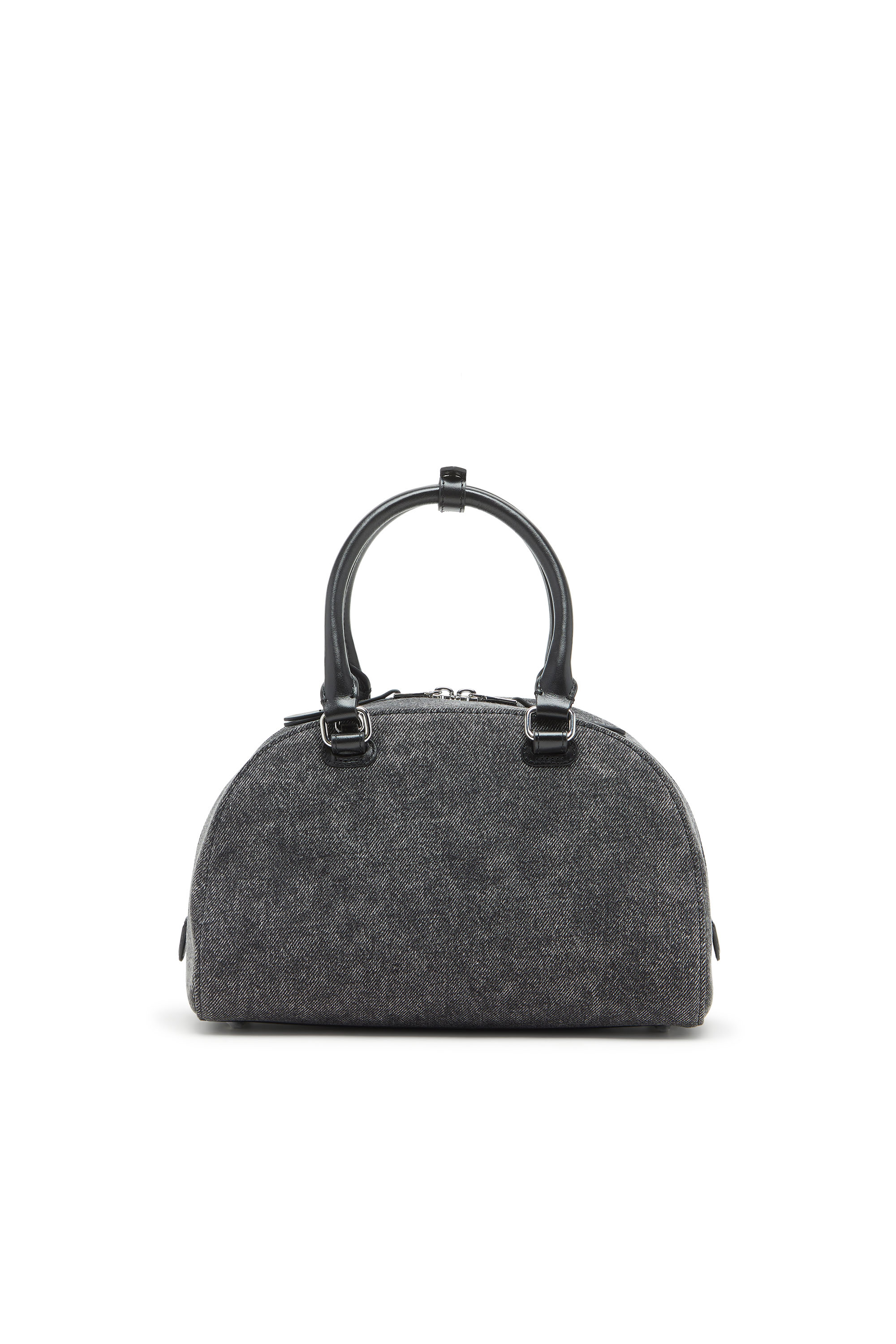 Diesel - 1DR DOME TOP HANDLE, Damen 1DR Dome-Bowlingtasche aus gewaschenem Denim in null - 2