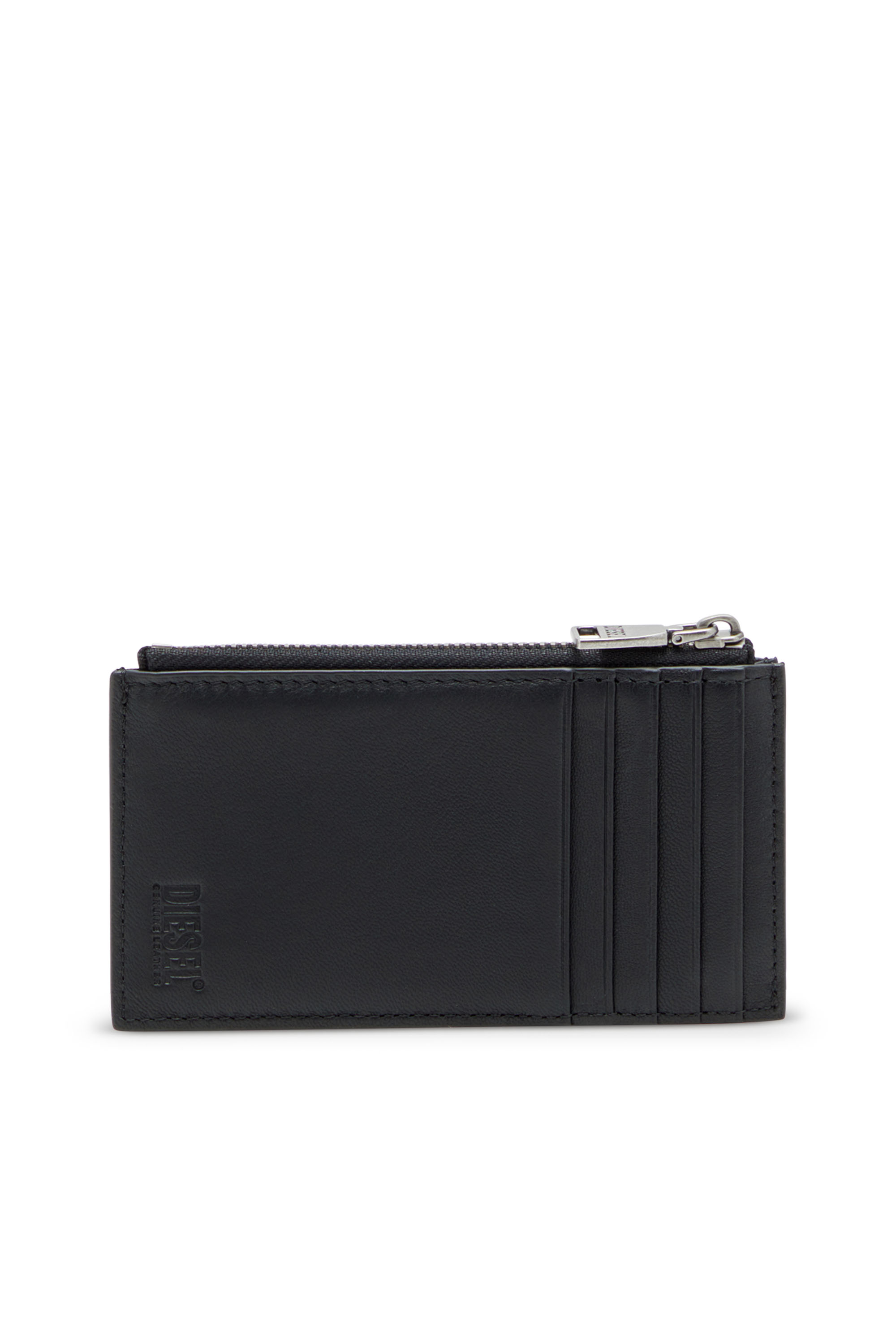 Diesel - BISCOTTO CARD HOLDER III, Herren Faltkartenetui aus semi-glänzendem Leder in null - 2