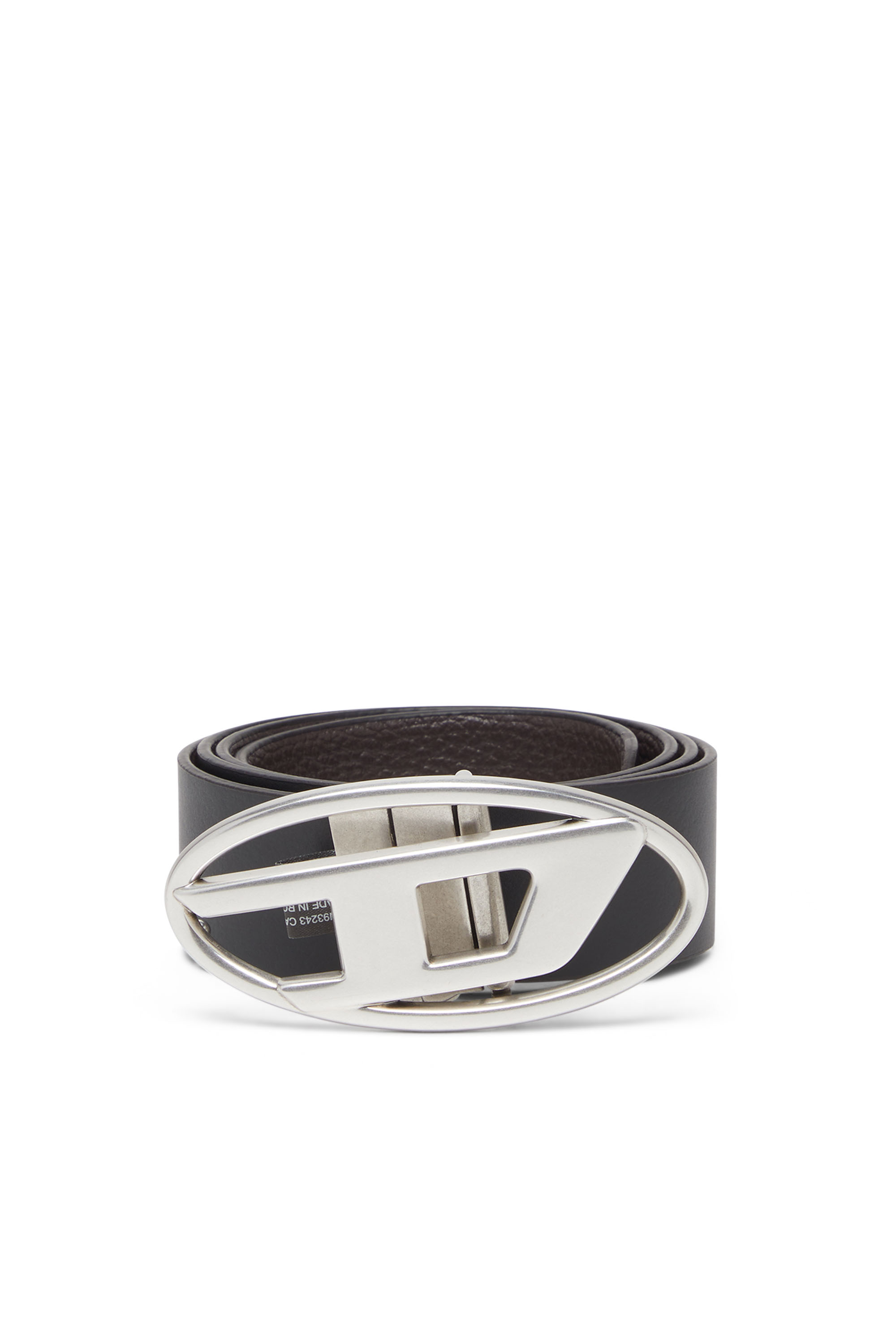 Diesel - B-1DR REV II, Herren 3.9cm Gürtel aus Leder zum Wenden in Braun/Schwarz - 1